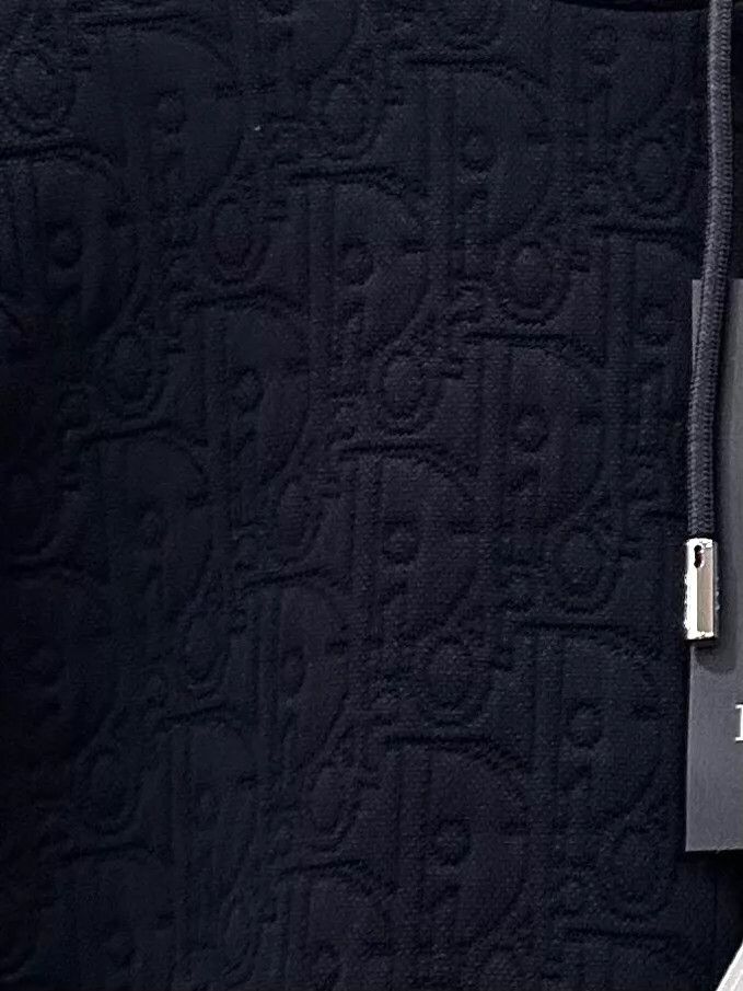 Dior Dior Essentials Oblique Logo Hoodie Navy Blue M Size US M / EU 48-50 / 2 - 4 Thumbnail