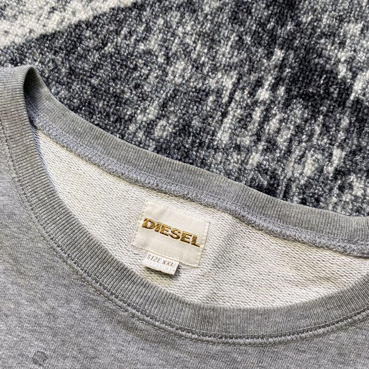 Diesel Vintage Diesel Industry Sweatshirt Grey Big Logo Y2K 90s Size US XL / EU 56 / 4 - 4 Thumbnail