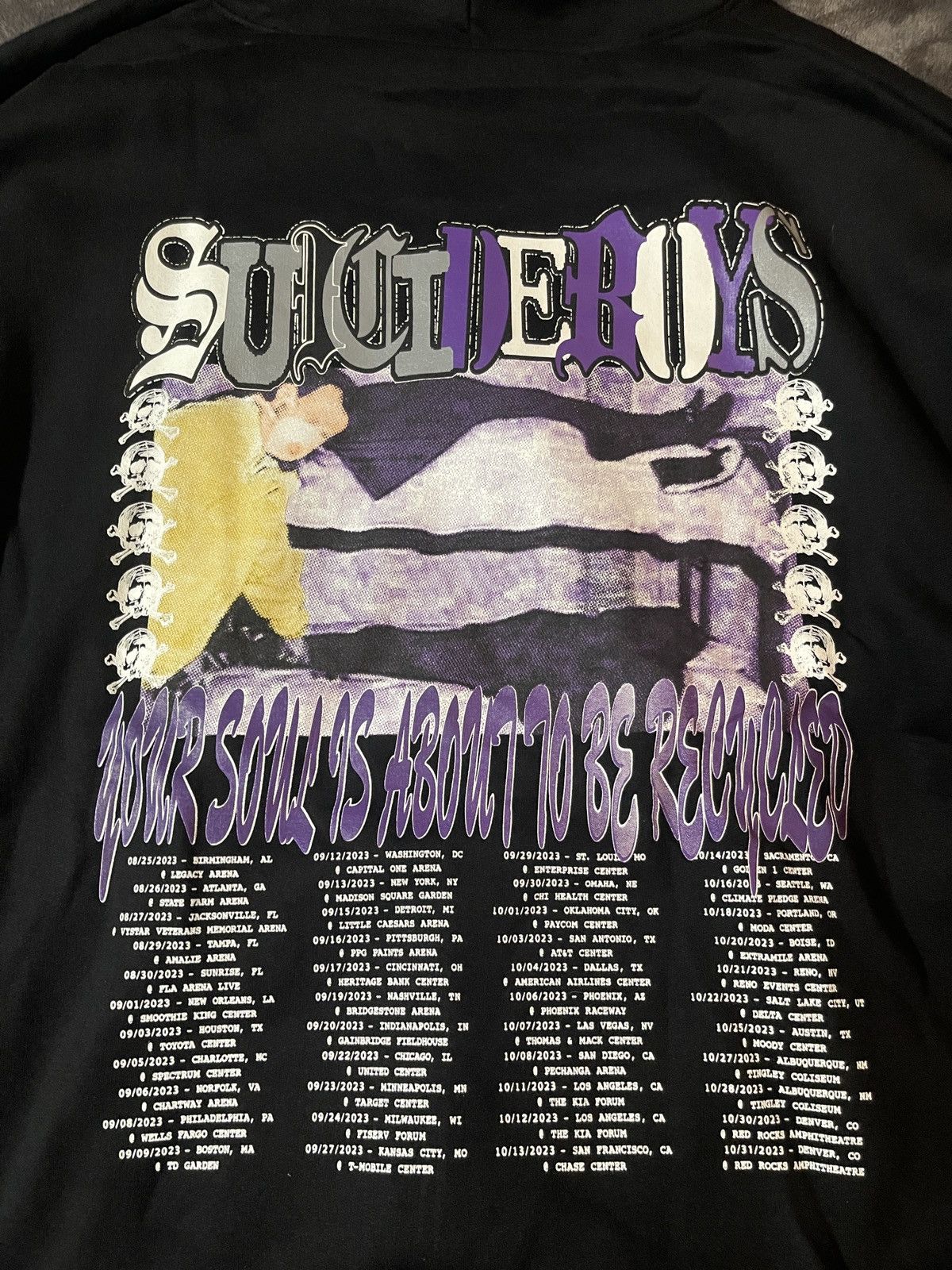 G59 Records 3XL Grey Day 2023 Tour Hoodie $uicideboy$ G59 Size US XXL / EU 58 / 5 - 4 Thumbnail