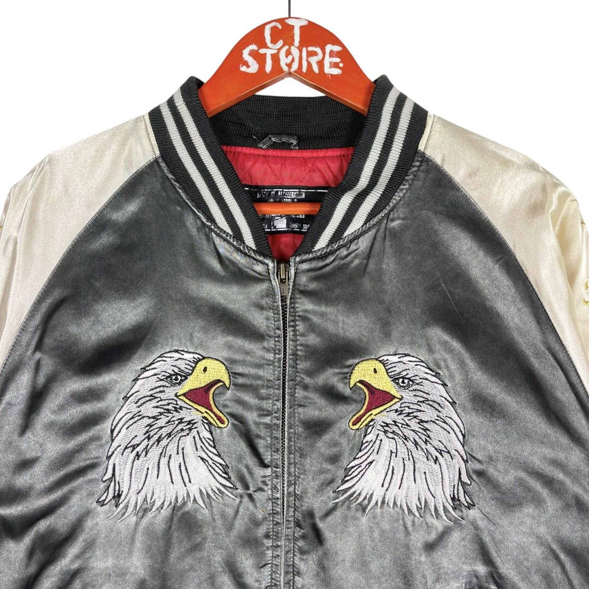 Japanese Brand Vintage Japanese Sukajan Souvenir Jacket Size M Size US M / EU 48-50 / 2 - 5 Thumbnail