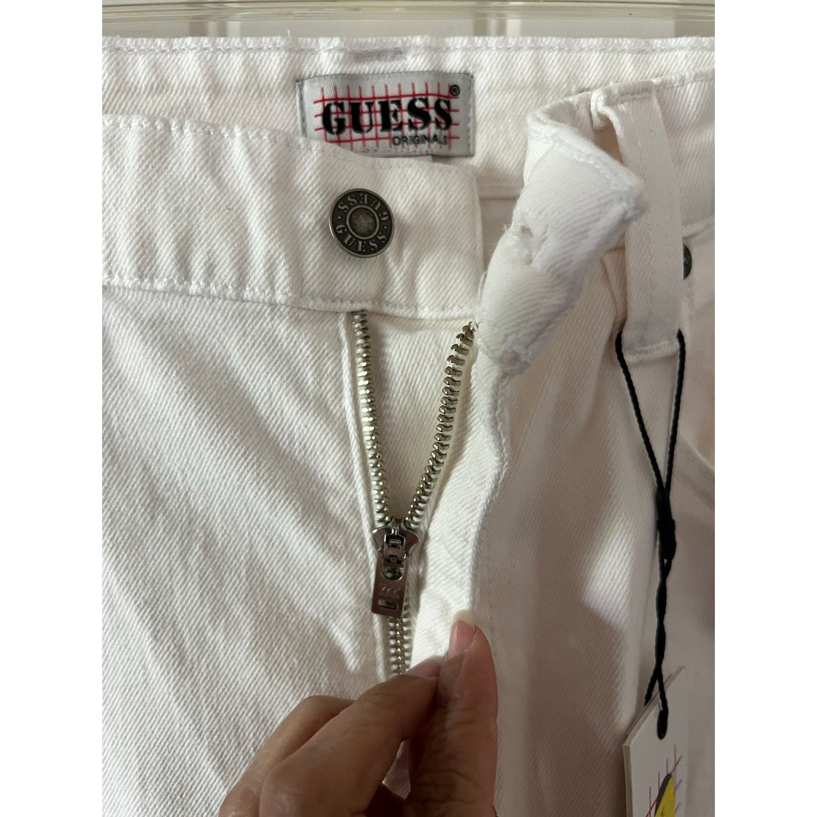 Guess Originals Kit Carpenter Jeans Washed Ecru Utility pockets Size US 30 / EU 46 - 7 Thumbnail