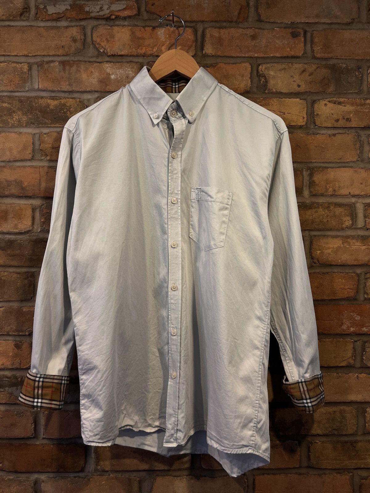 Burberry Burberry Nova Check Logo Button Down Size US XL / EU 56 / 4 - 1 Thumbnail