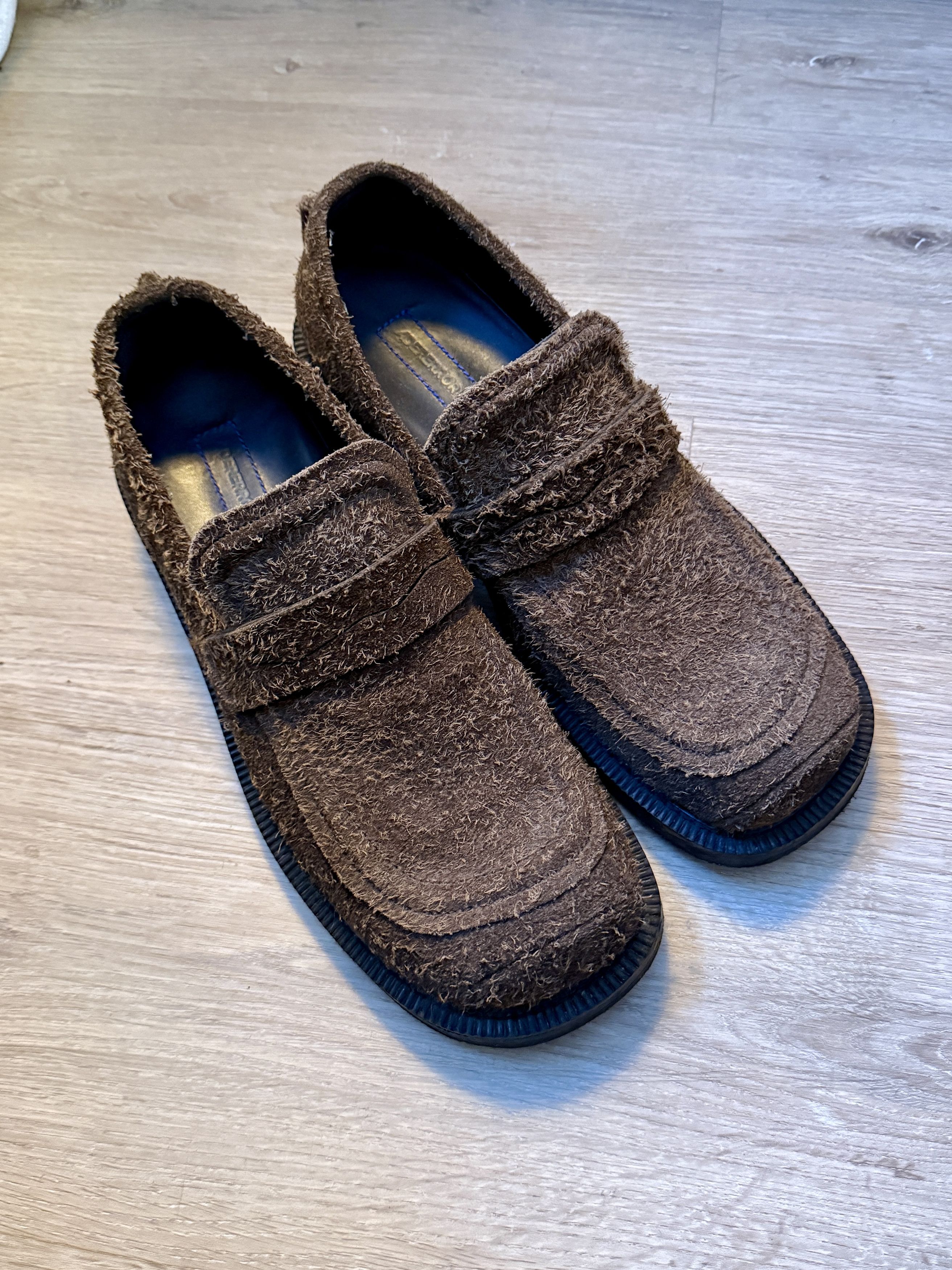 Brown loafers