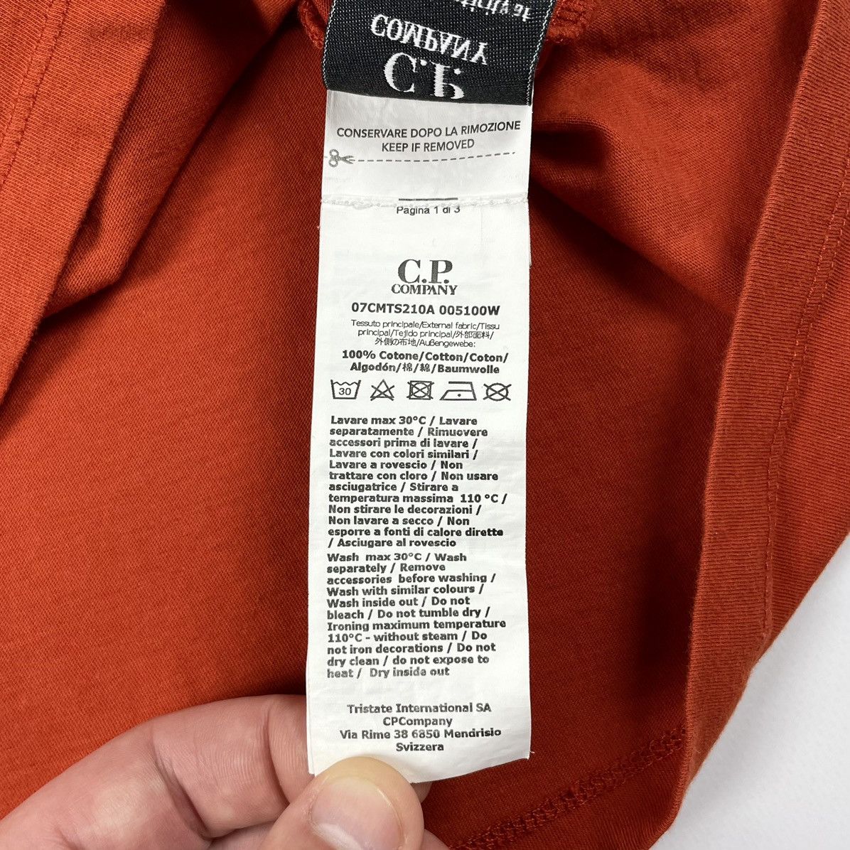 C.P. Company C.P Company T-shirt big logo Size US S / EU 44-46 / 1 - 9 Thumbnail