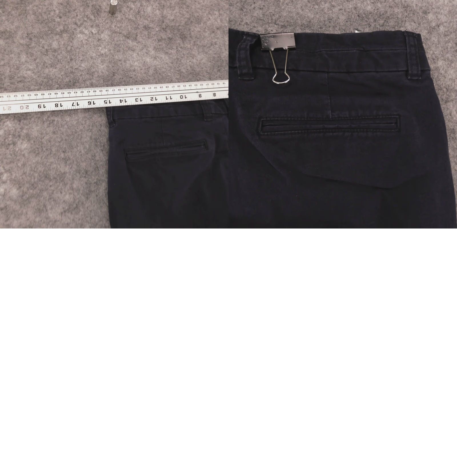 Gap Gap Khakis Pants Womens 2 Reg Stretch Chino Flat Front Navy Slim City Size 30" / US 8 / IT 44 - 9 Thumbnail