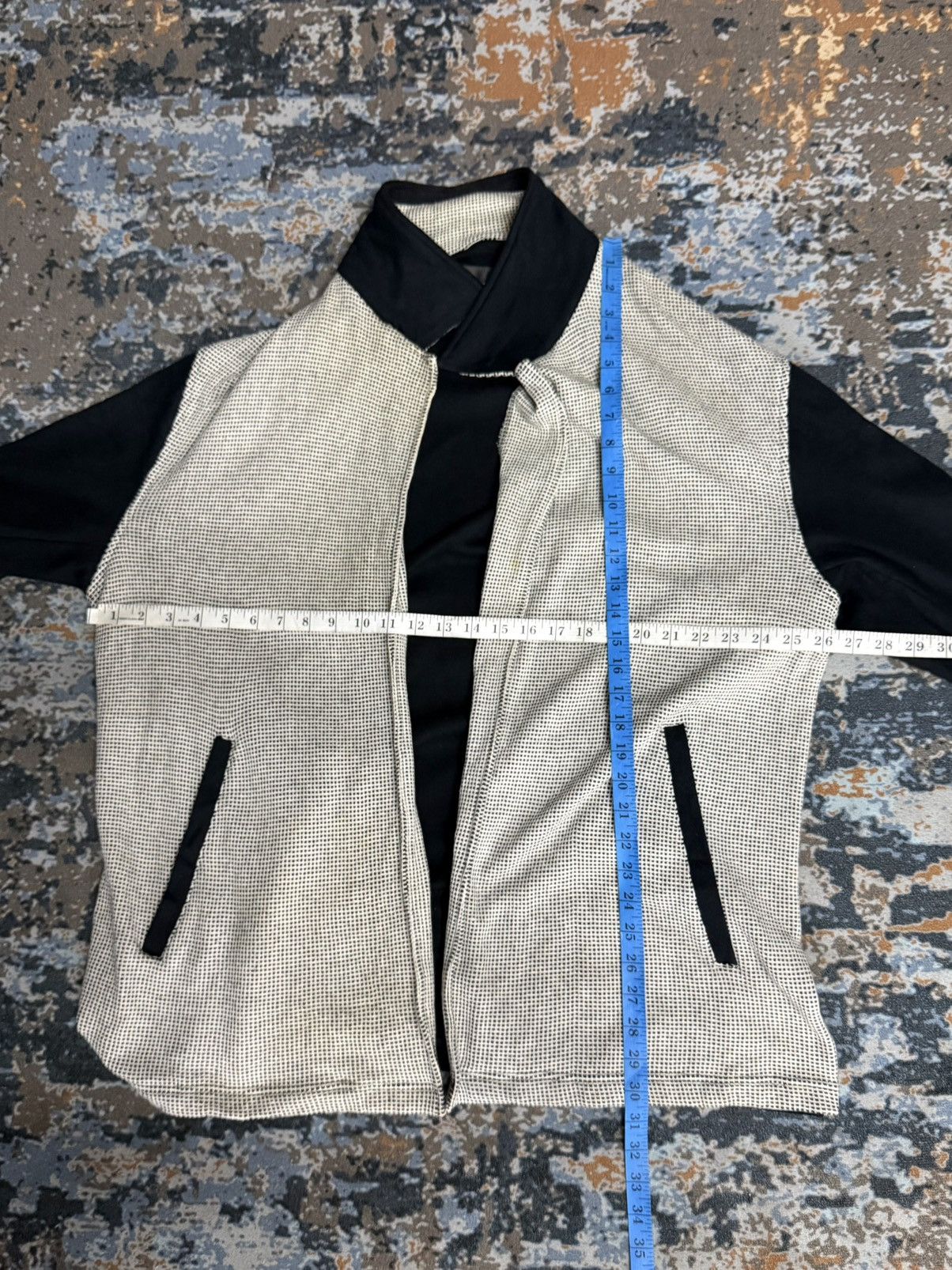Yohji Yamamoto LQ Yohjiyamamoto Two Tone Jacket - Open Front Size US XXL / EU 58 / 5 - 10 Thumbnail