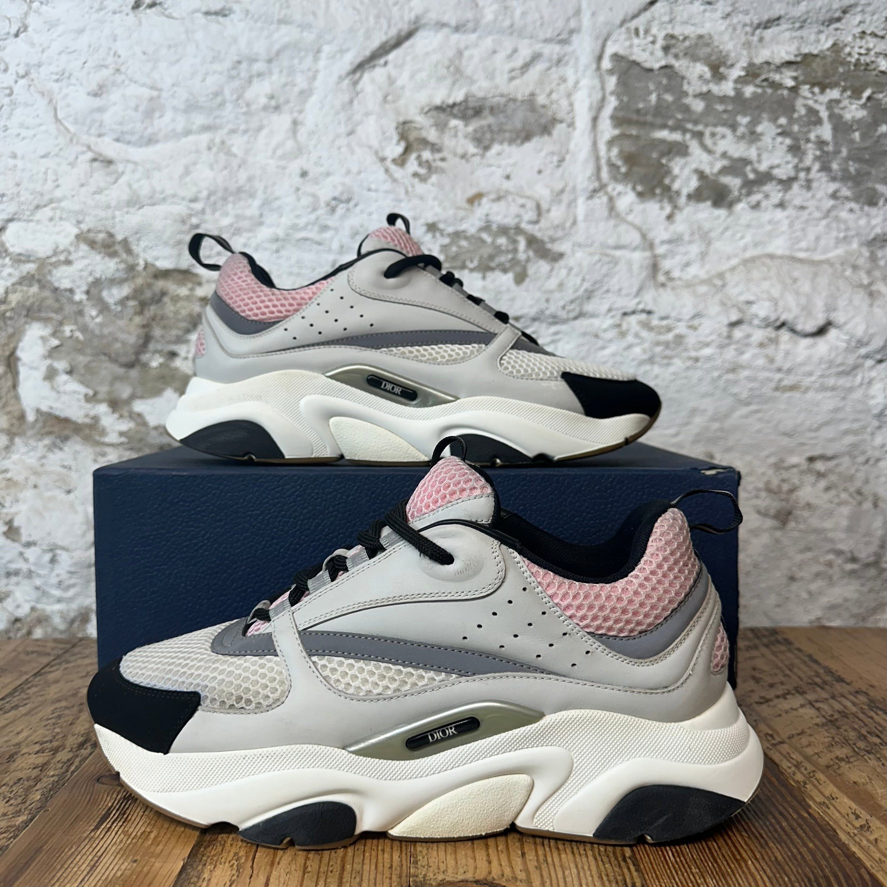 Dior DIor B22 Pink Grey White Sneaker Sz 9 (42) Size US 9 / EU 42 - 1 Thumbnail