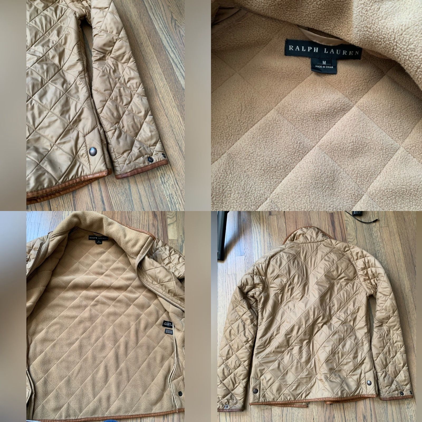 Polo Ralph Lauren Polo Ralph Lauren Quilted Jacket Women M Beige Nylon Basic Jacket Size M / US 6-8 / IT 42-44 - 8 Thumbnail