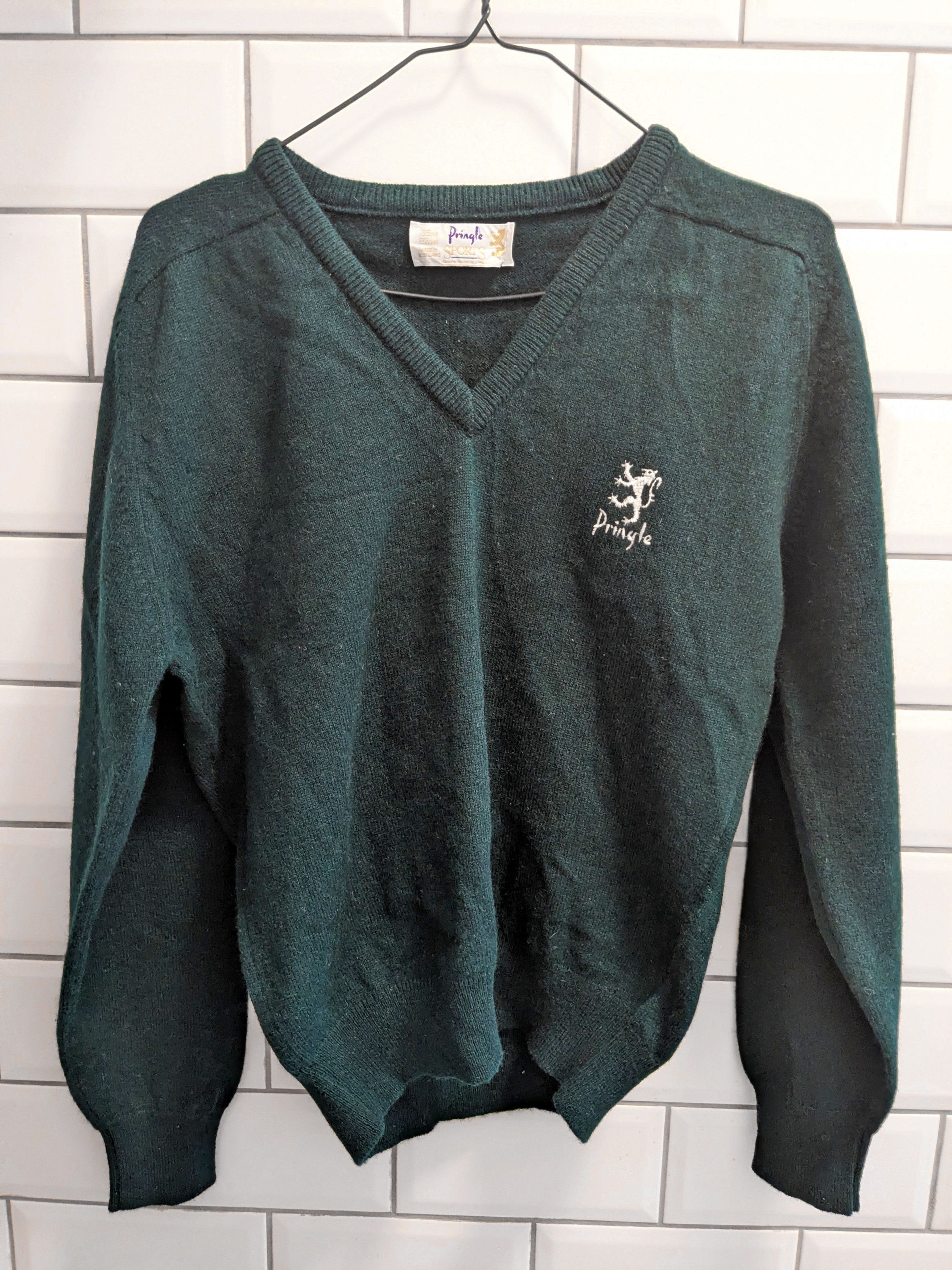 Pringle Of Scotland Pringle of Scotland Wool Sweater – Vintage, Size M Size M / US 6-8 / IT 42-44 - 8 Thumbnail
