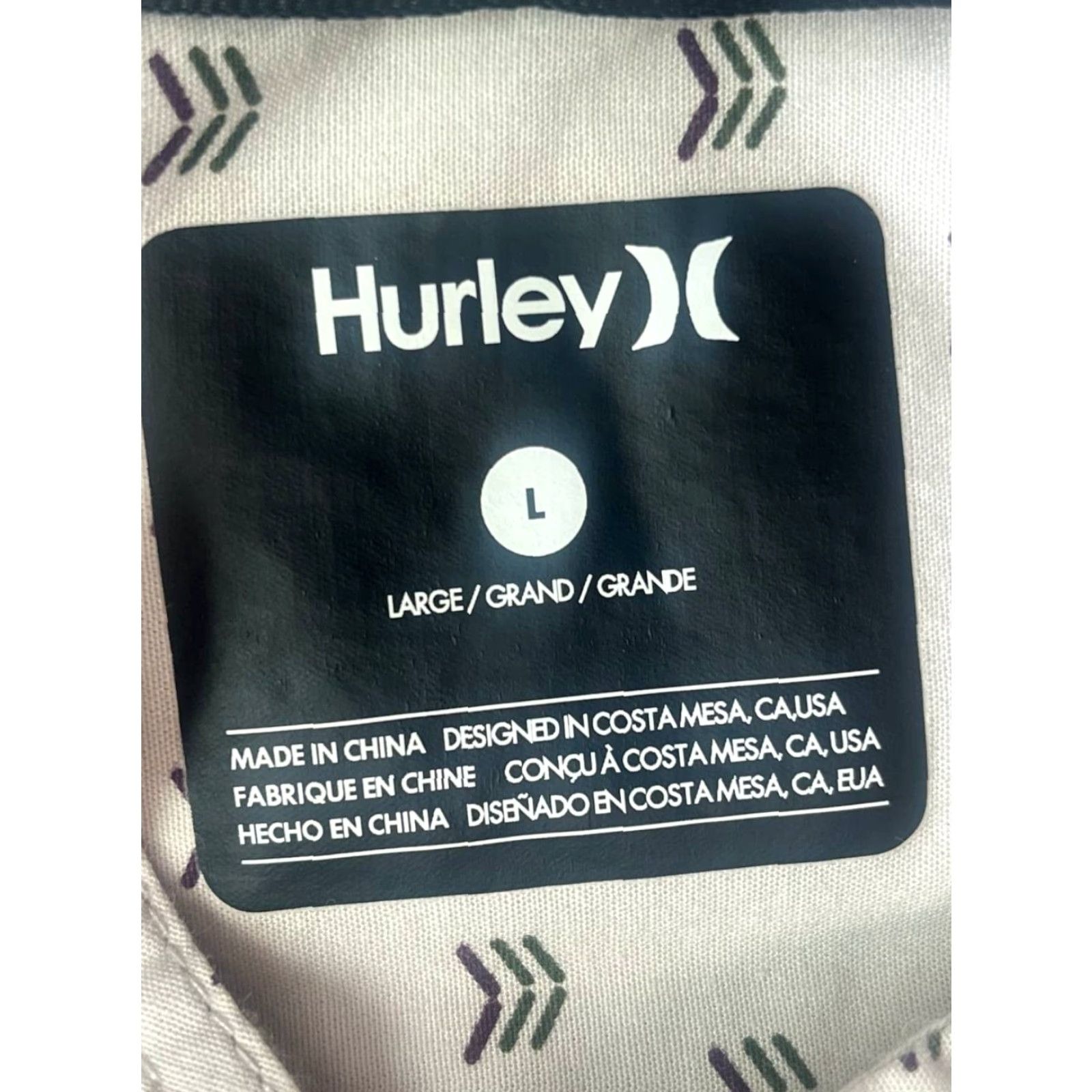 Hurley Hurley Mens Button Front Hawaiian Short Sleeve Cotton Shirt L Multicolor Hawaiian Button-Up Shirt Mens Size US L / EU 52-54 / 3 - 5 Thumbnail