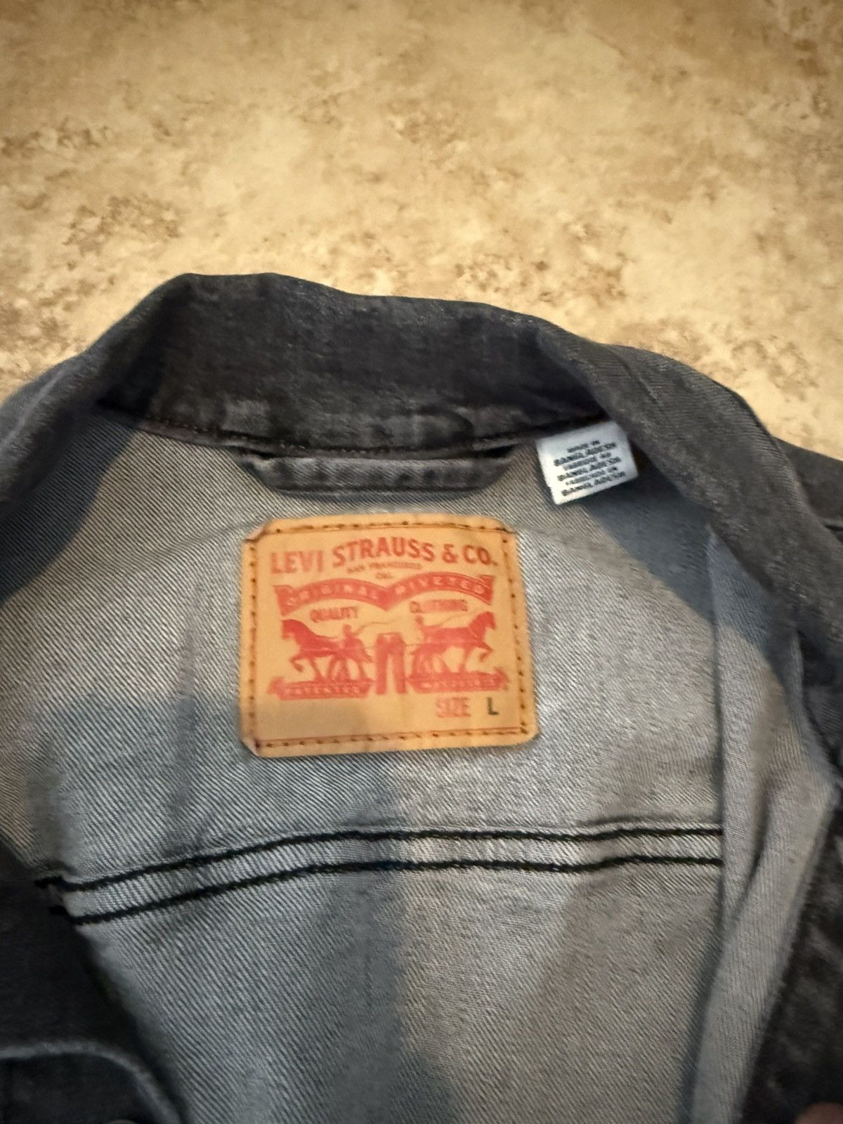 Levi's Levis Jean Jacket Size US L / EU 52-54 / 3 - 2 Thumbnail