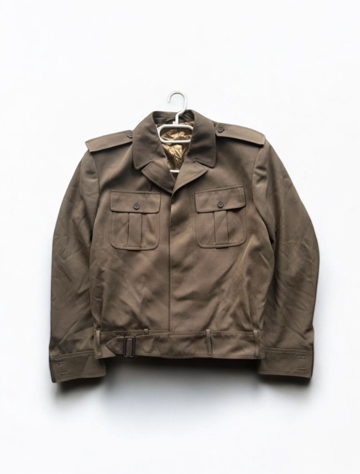 Other BOXY Vintage Military Jacket Cropped 90s Polizei Size US S / EU 44-46 / 1 - 1 Thumbnail