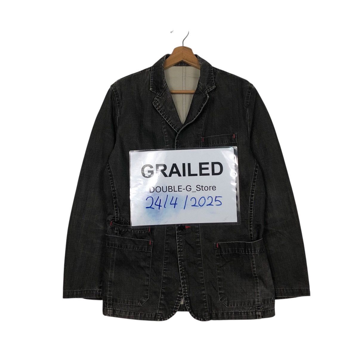 Japanese Brand × Vintage 📌Vintage Chore Work Jacket Men's Melrose Issey Miyake Size US M / EU 48-50 / 2 - 1 Thumbnail