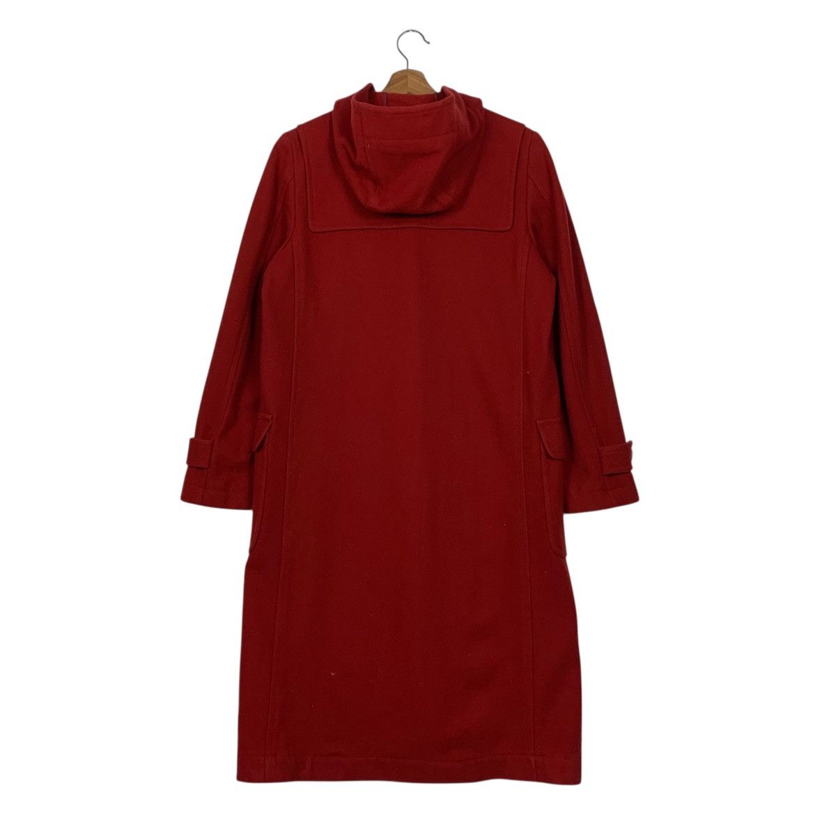 Japanese Brand Ined Red Duffle Coat Size M / US 6-8 / IT 42-44 - 7 Thumbnail