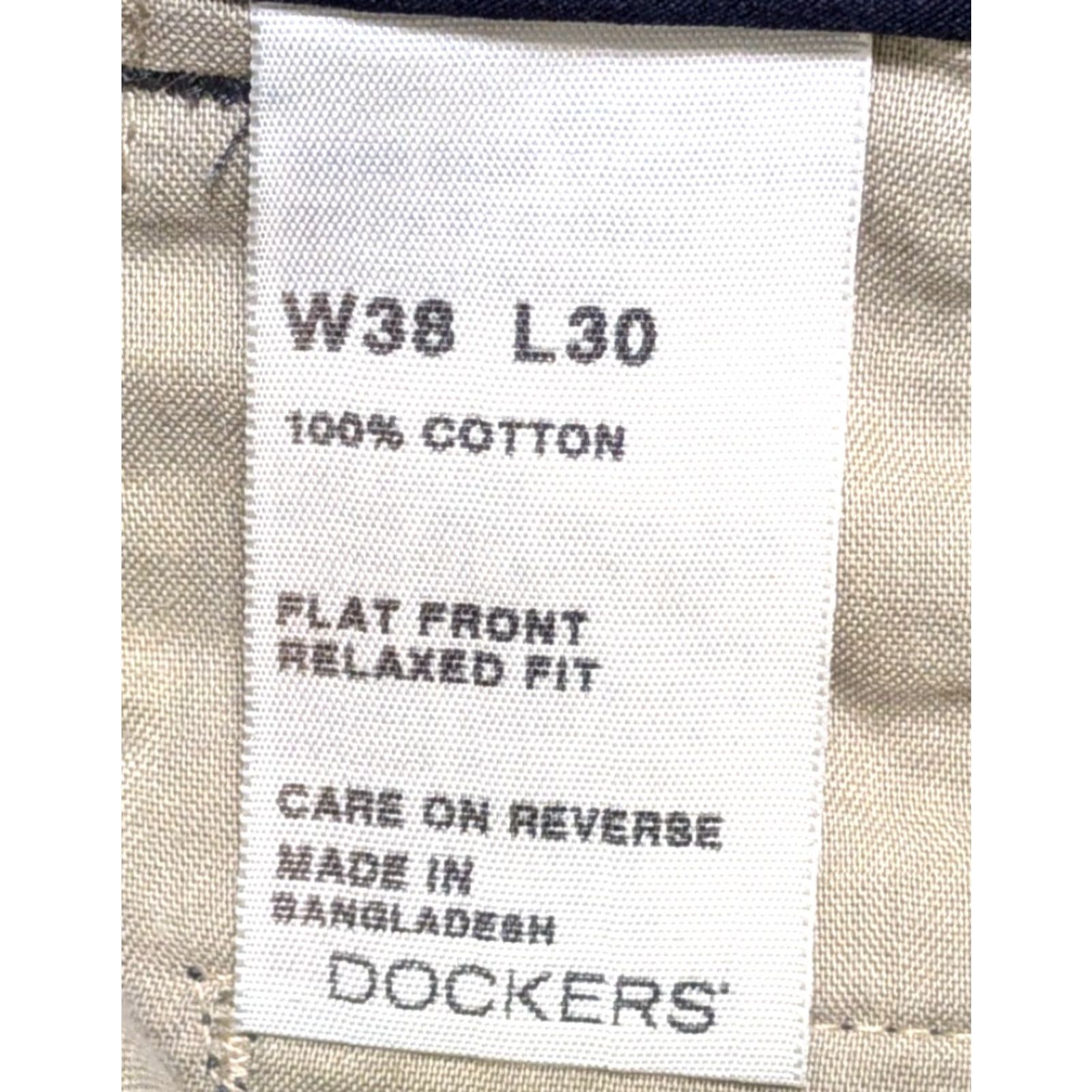 Dockers Dockers True Chino Flat Front D4 Relaxed Fit Iron Grey W38 L30 Cotton Mens Pants Size US 38 / EU 54 - 6 Thumbnail