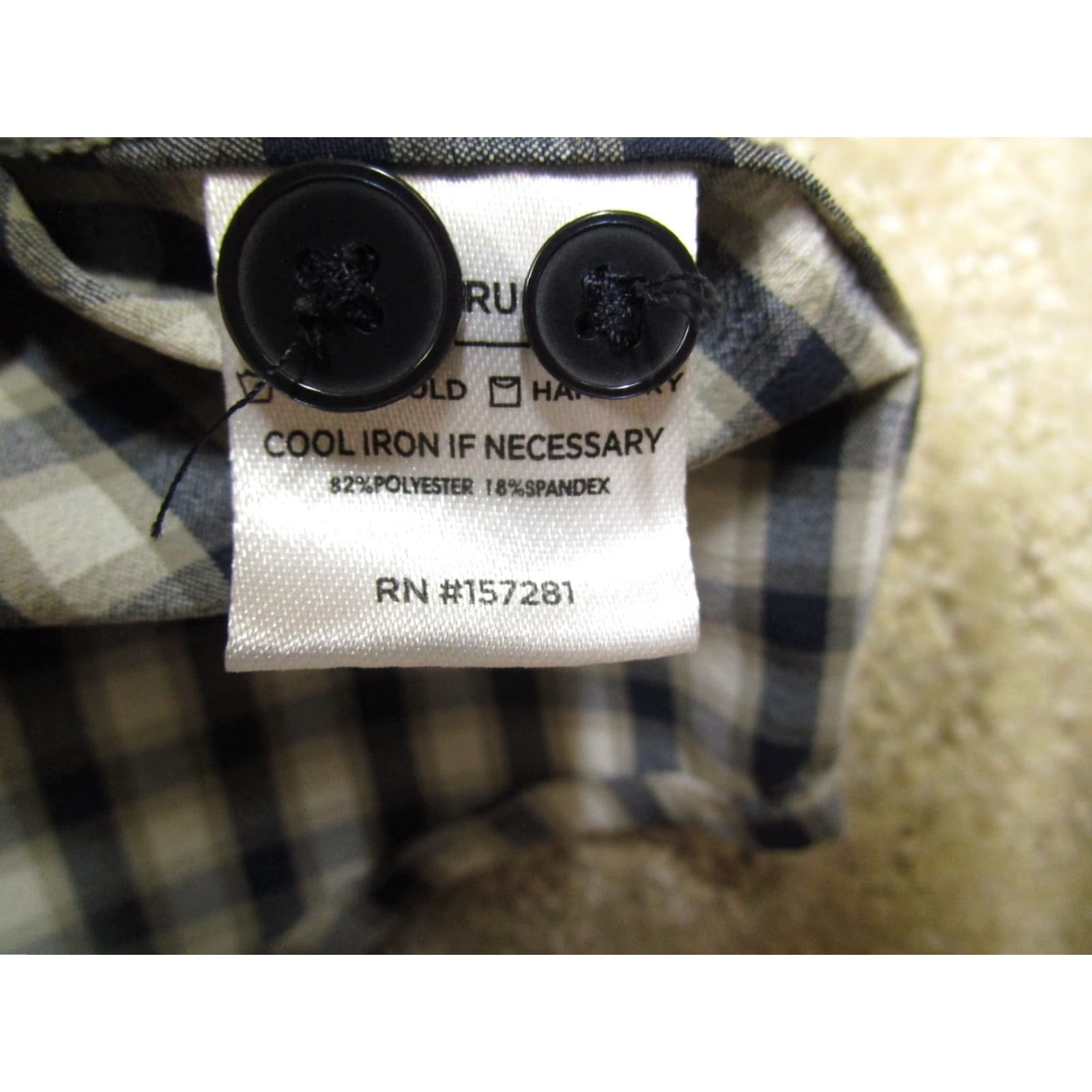 Mizzen+Main VINTAGE Mizzen+Main Shirt Men XLT White Plaid Leeward Long Sleeve Slim Fit Button-Up Casual Modern Classic Mens Size US XL / EU 56 / 4 - 7 Thumbnail