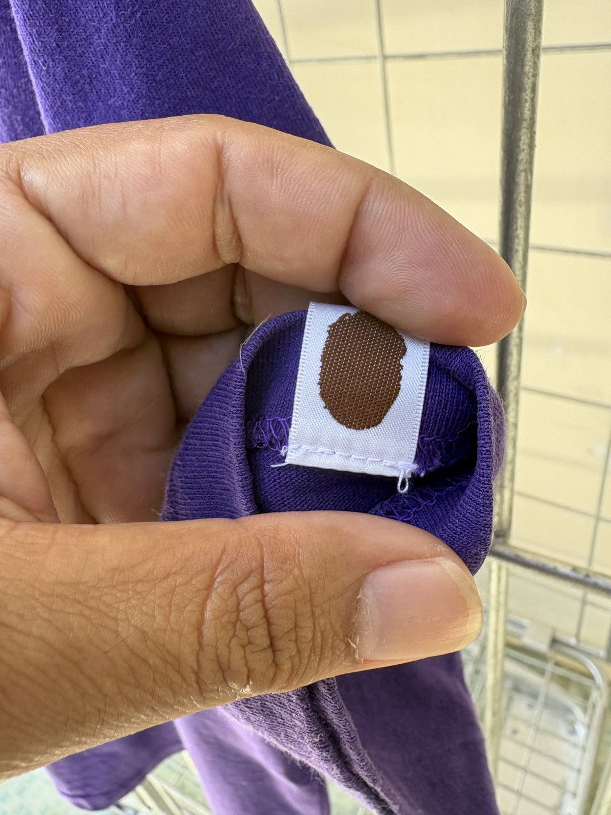 Bape BAPE A Bathing Ape Ape Shall Never Kill Ape purple tee Size US M / EU 48-50 / 2 - 11 Thumbnail