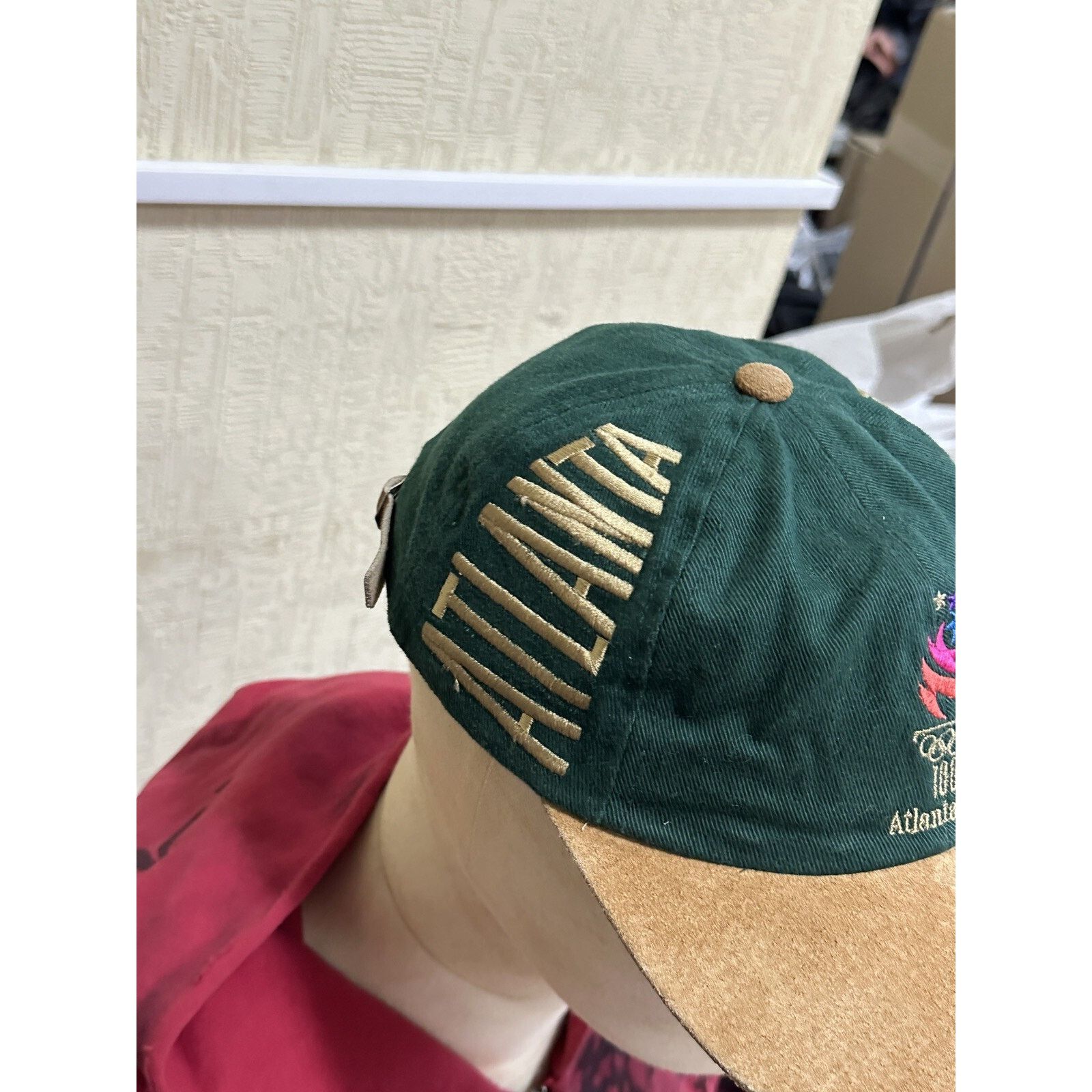 Vintage Vintage ATLANTA Olympic Games 1996 Cap USA hat green 90s Size ONE SIZE - 8 Thumbnail