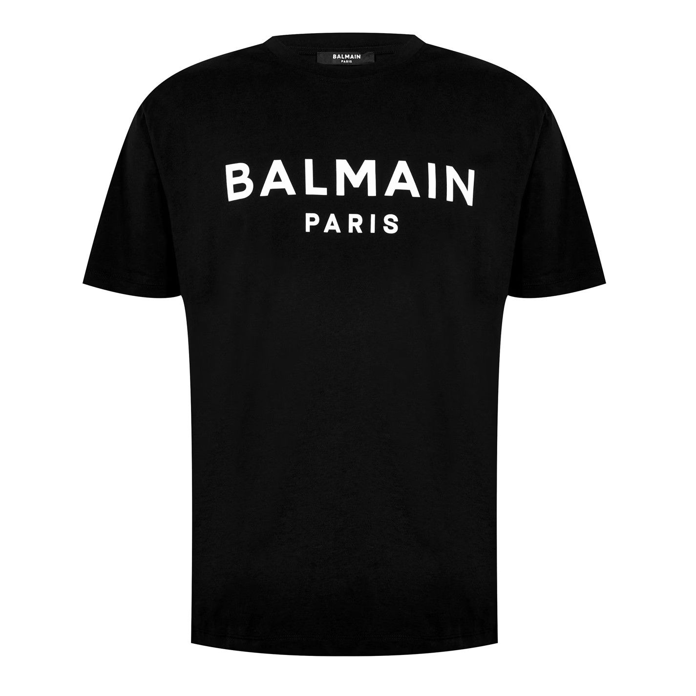 Balmain o1y0426 Logo Crewneck T-Shirt in Black Size US XL / EU 56 / 4 - 1 Thumbnail