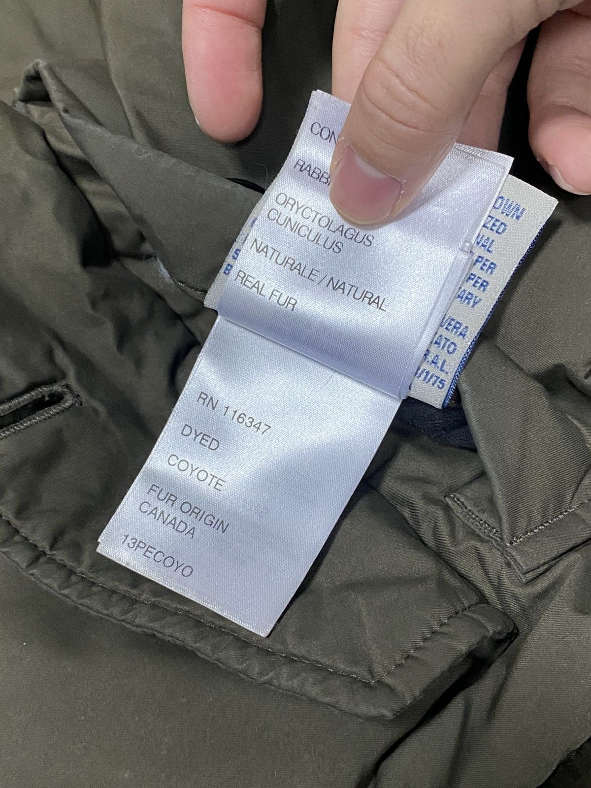 Moncler Moncler Chateaubriant rabbit fur coyote down puffer jacket Size US L / EU 52-54 / 3 - 14 Thumbnail