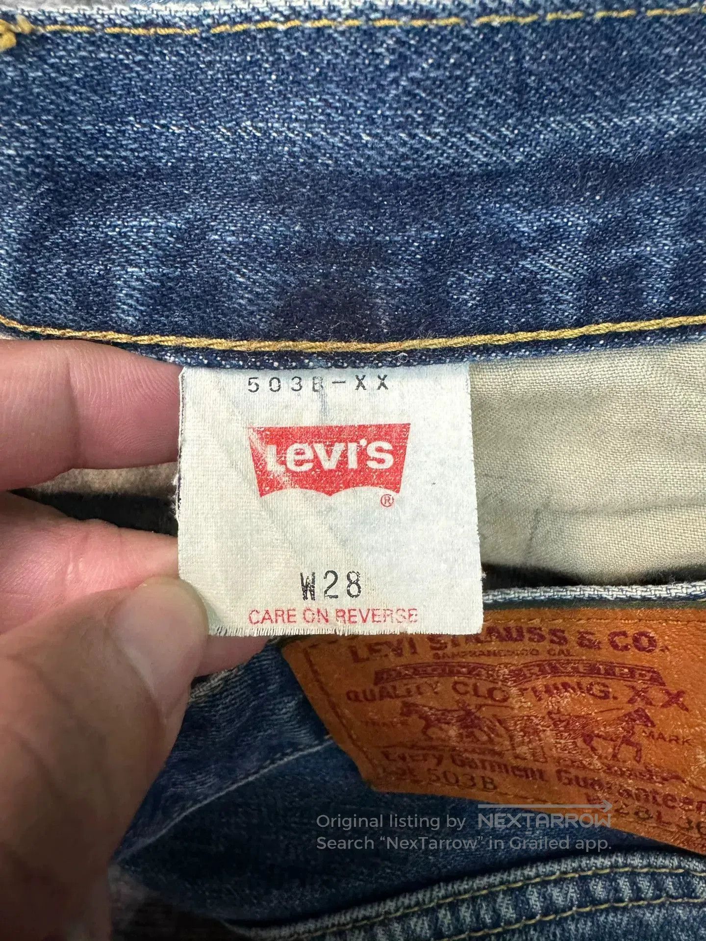 Levi's Vintage Levi's 503 Big E Jeans. Size US 29 - 6 Thumbnail