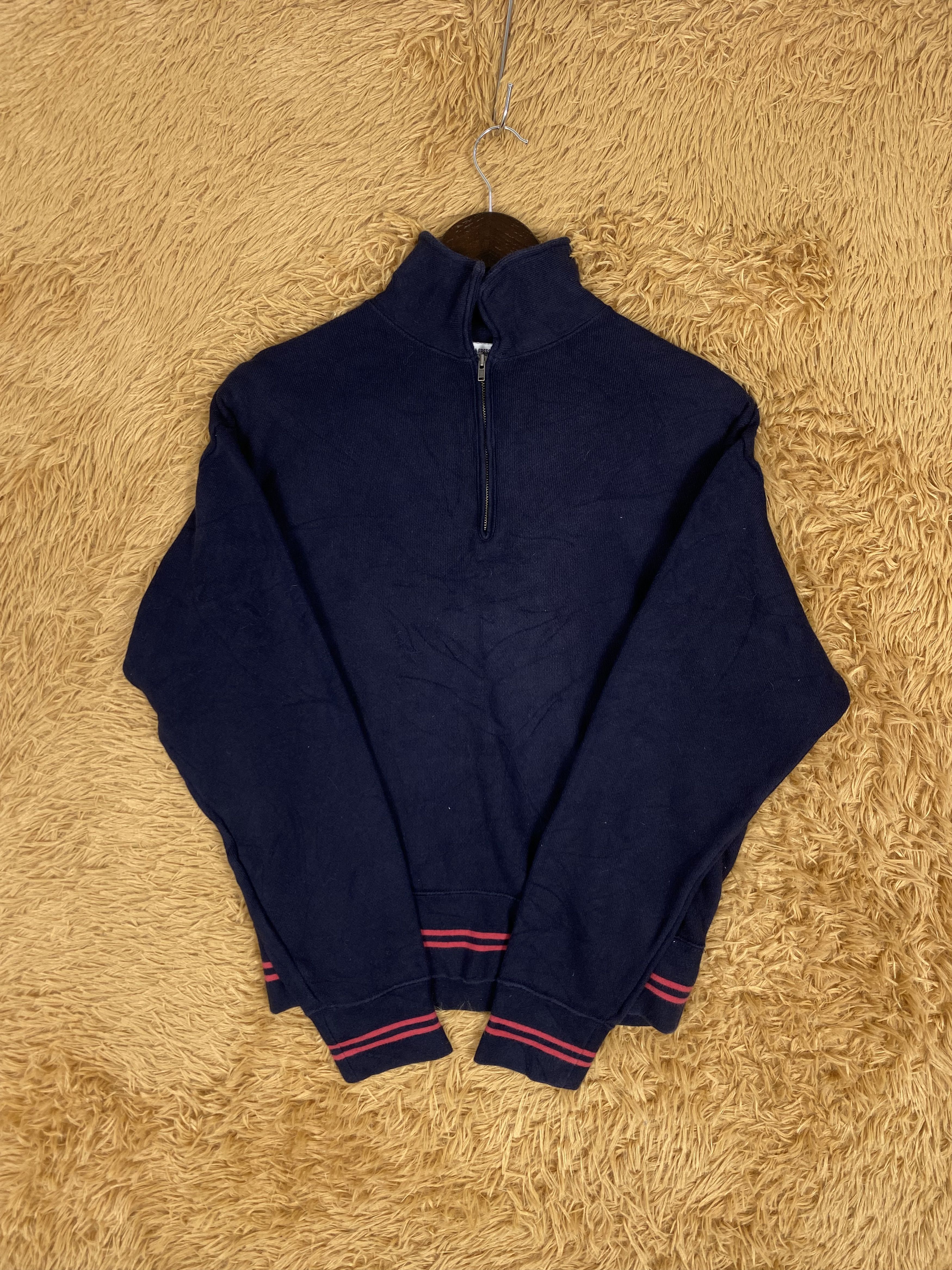Uniqlo Vintage Ines De La Fressange X Uniqlo HalfZipper Sweatshirts Size US S / EU 44-46 / 1 - 3 Thumbnail