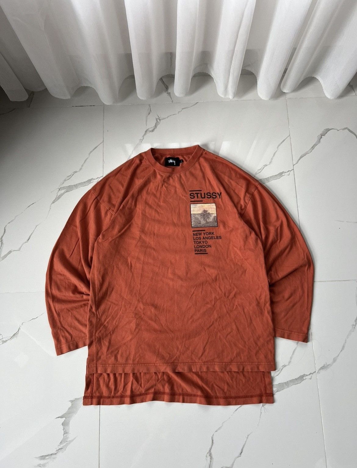 Stussy STUSSY VINTAGE INTERNATIONAL LOGO Y2K LONGSLEEVE SHIRT Size US M / EU 48-50 / 2 - 1 Thumbnail