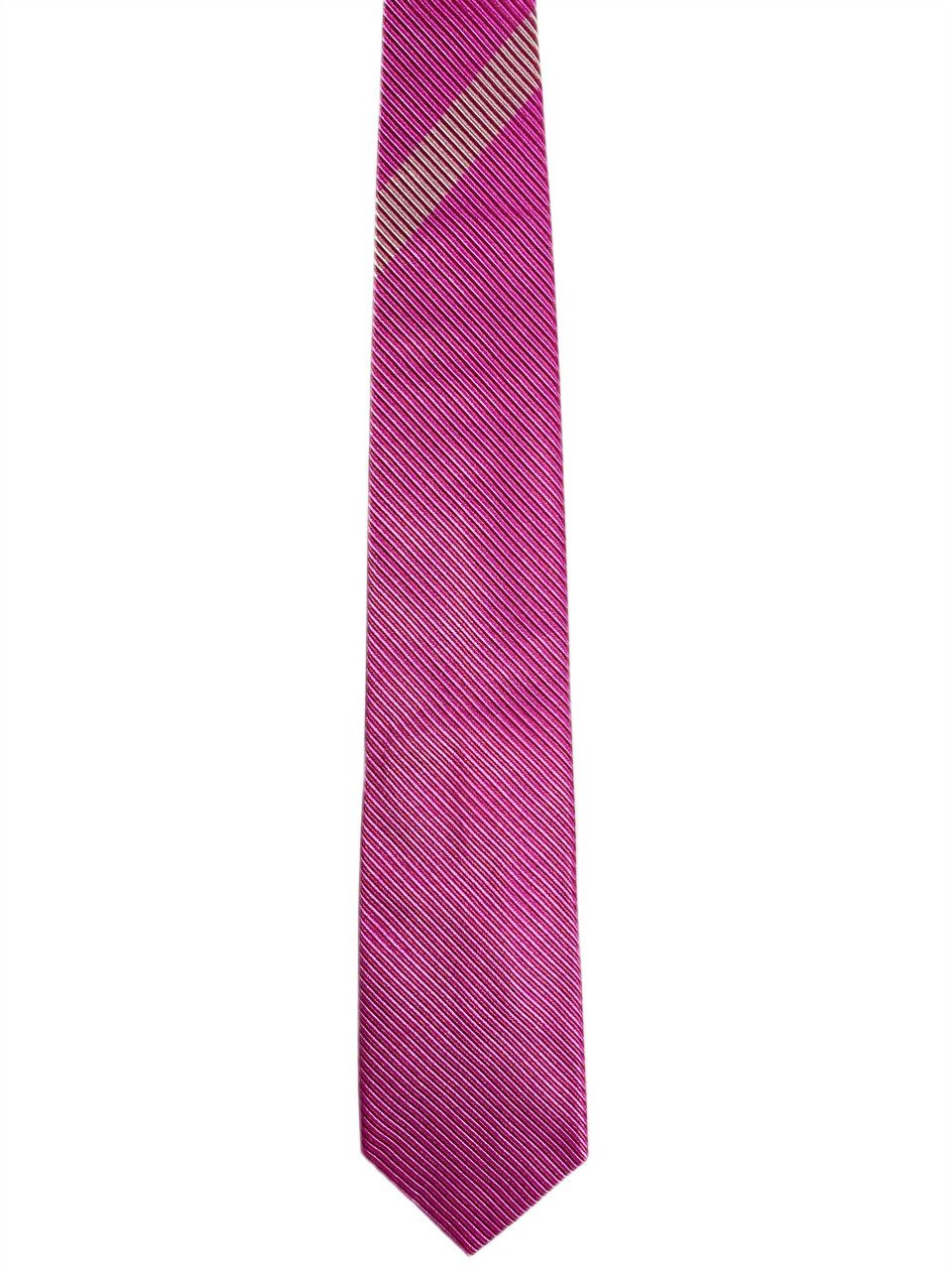 Salvatore Ferragamo Salvatore Ferragamo Plaid Plain Purple Silk Tie Size ONE SIZE - 1 Thumbnail