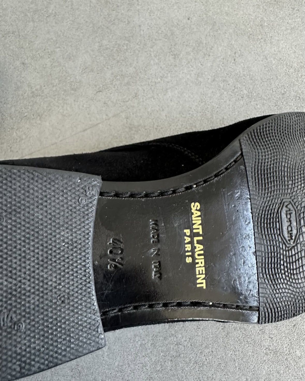 Saint Laurent Paris Black Suede Jodpur Western Buckle Boots Size US 7.5 / EU 40-41 - 9 Thumbnail