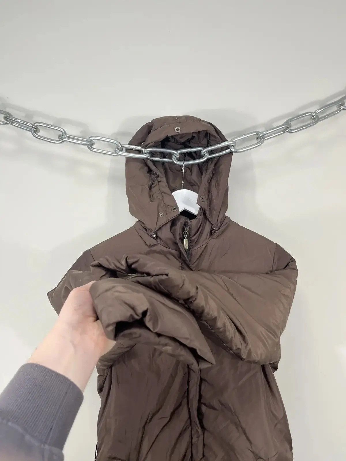 Moncler Vintage Moncler Brown Luxury Puffer Down Jacket Coat Size S / US 4 / IT 40 - 5 Thumbnail