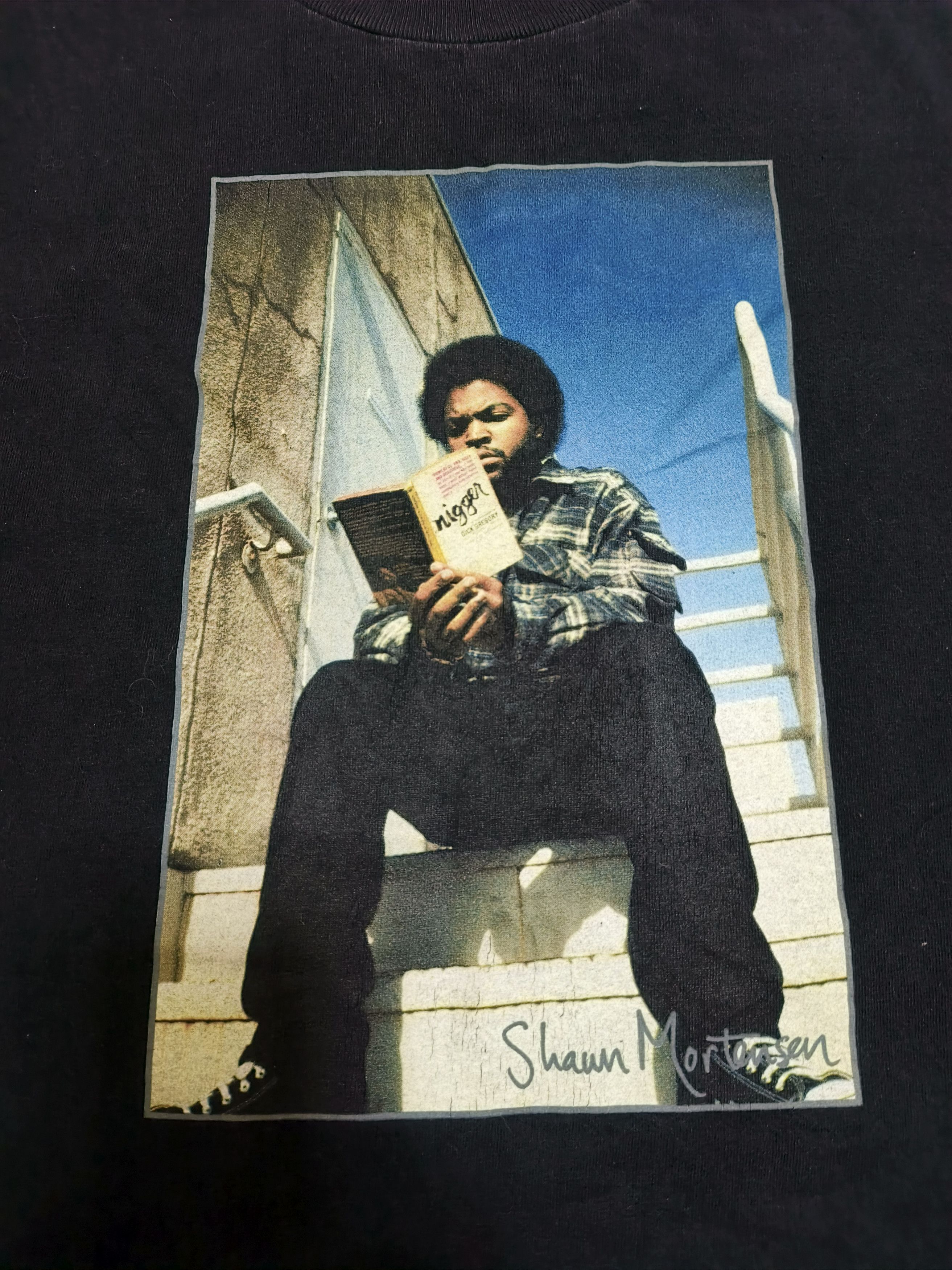 Rap Tees Vintage ICE CUBE Rapper tshirt Size US XL / EU 56 / 4 - 2 Thumbnail