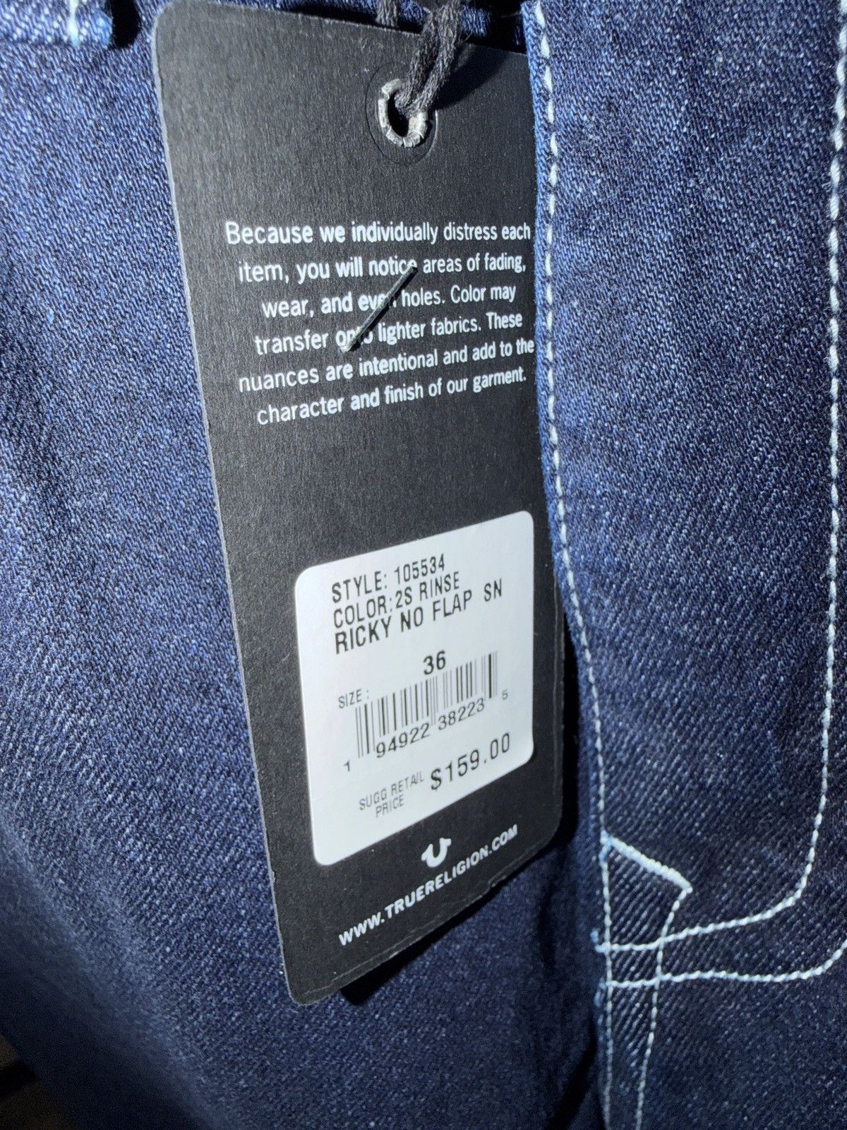 True Religion True Religion Ricky Denim No Flap Size US 36 / EU 52 - 3 Thumbnail