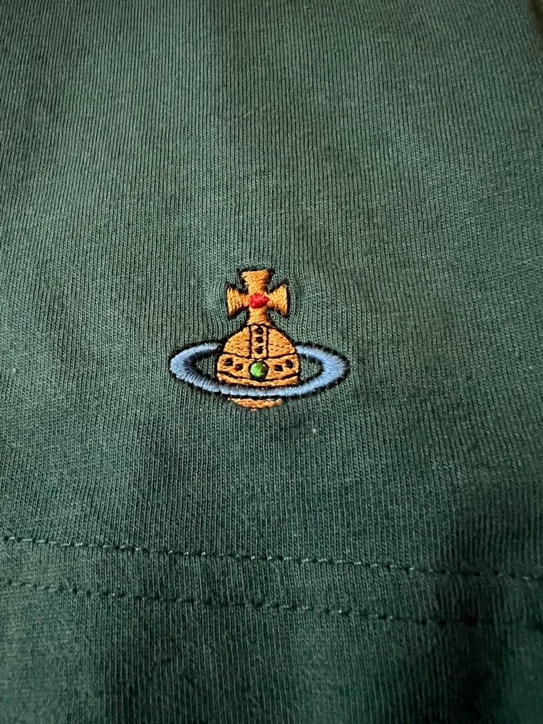 Vivienne Westwood Vivienne Westwood Saturn Embroidered Short Sleeve T-Shirt Size US XL / EU 56 / 4 - 2 Thumbnail