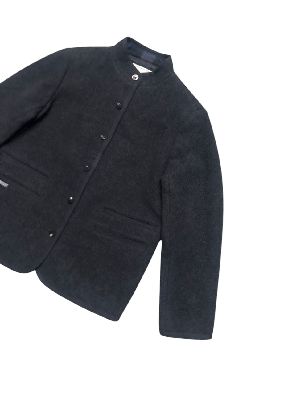 Issey Miyake Mademoiselle Non Non Issey Miyake Baseball Neck Wool Jacket Size US M / EU 48-50 / 2 - 4 Thumbnail