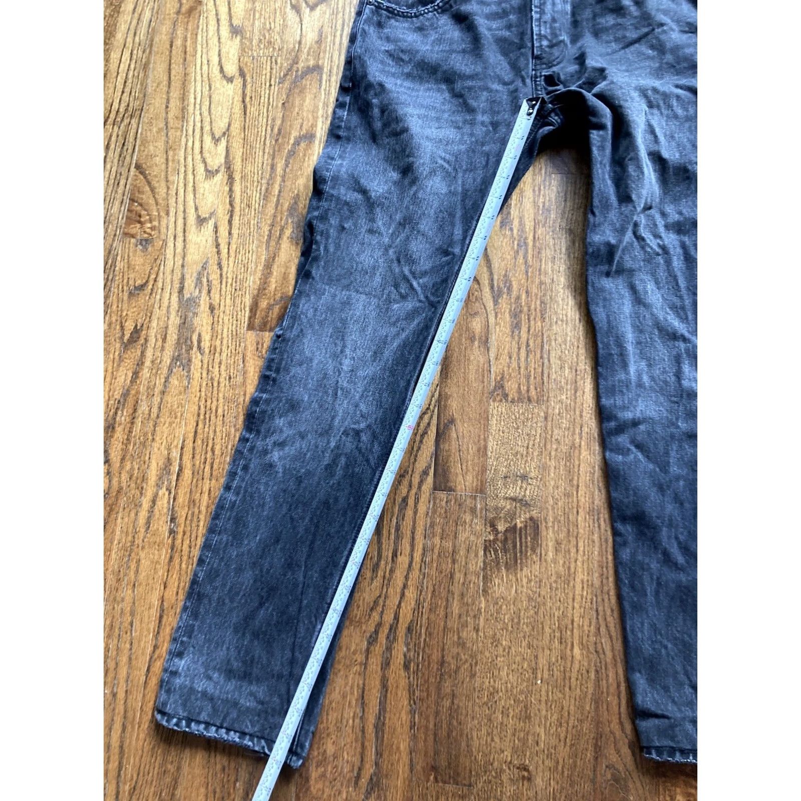 Vintage Steel City Jeans Mens Size 30x30 Black Denim Straight Leg Regular Cotton Jeans 30x30 City Inseam 30 Mens Size US 30 / EU 46 - 4 Thumbnail