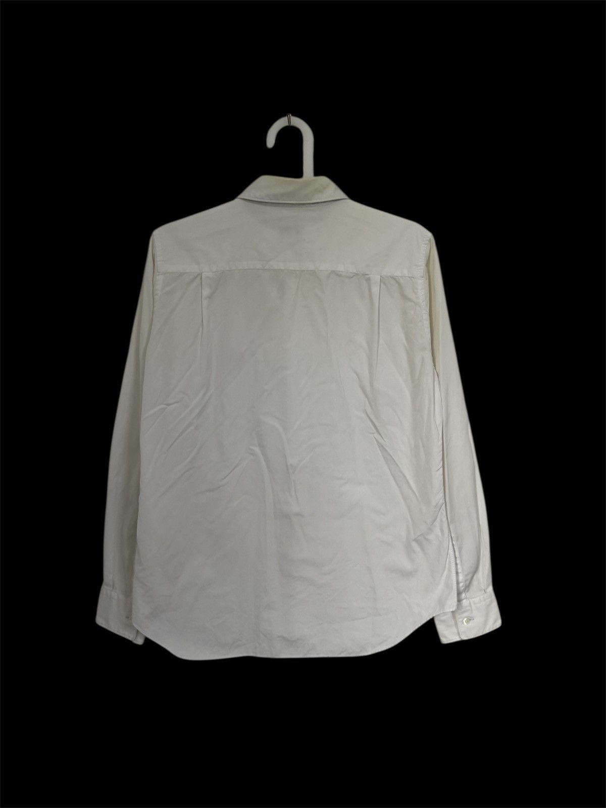 Comme des Garcons Homme Plus COMME DES GARCONS PLAY WHITE BUTTON UP RED SMALL LOVE EMOJI Size L / US 10 / IT 46 - 3 Thumbnail