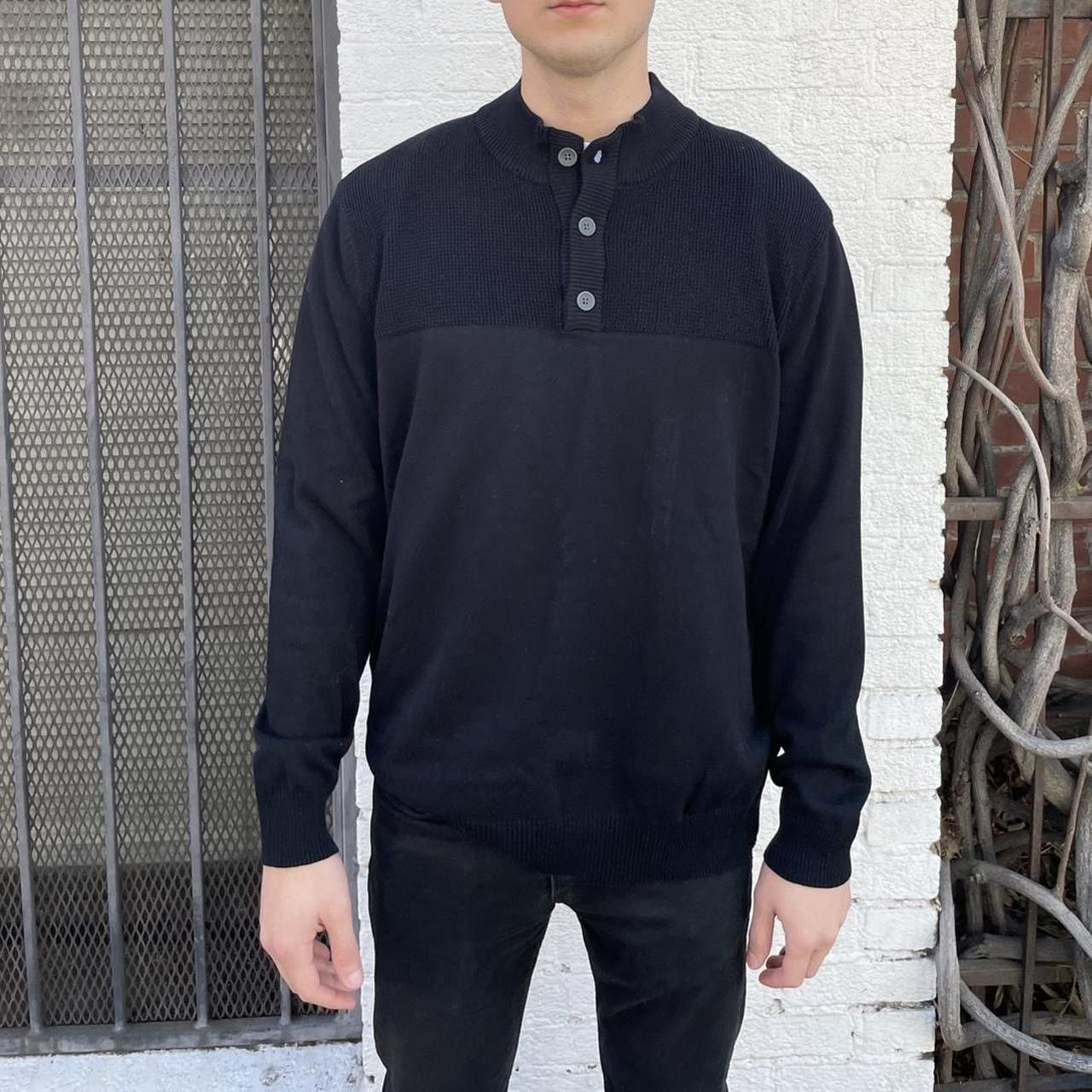 Club Room × Polo Ralph Lauren × Zara NWT Men’s club room black crewneck preppy sweater sz xl Size US XL / EU 56 / 4 - 2 Thumbnail