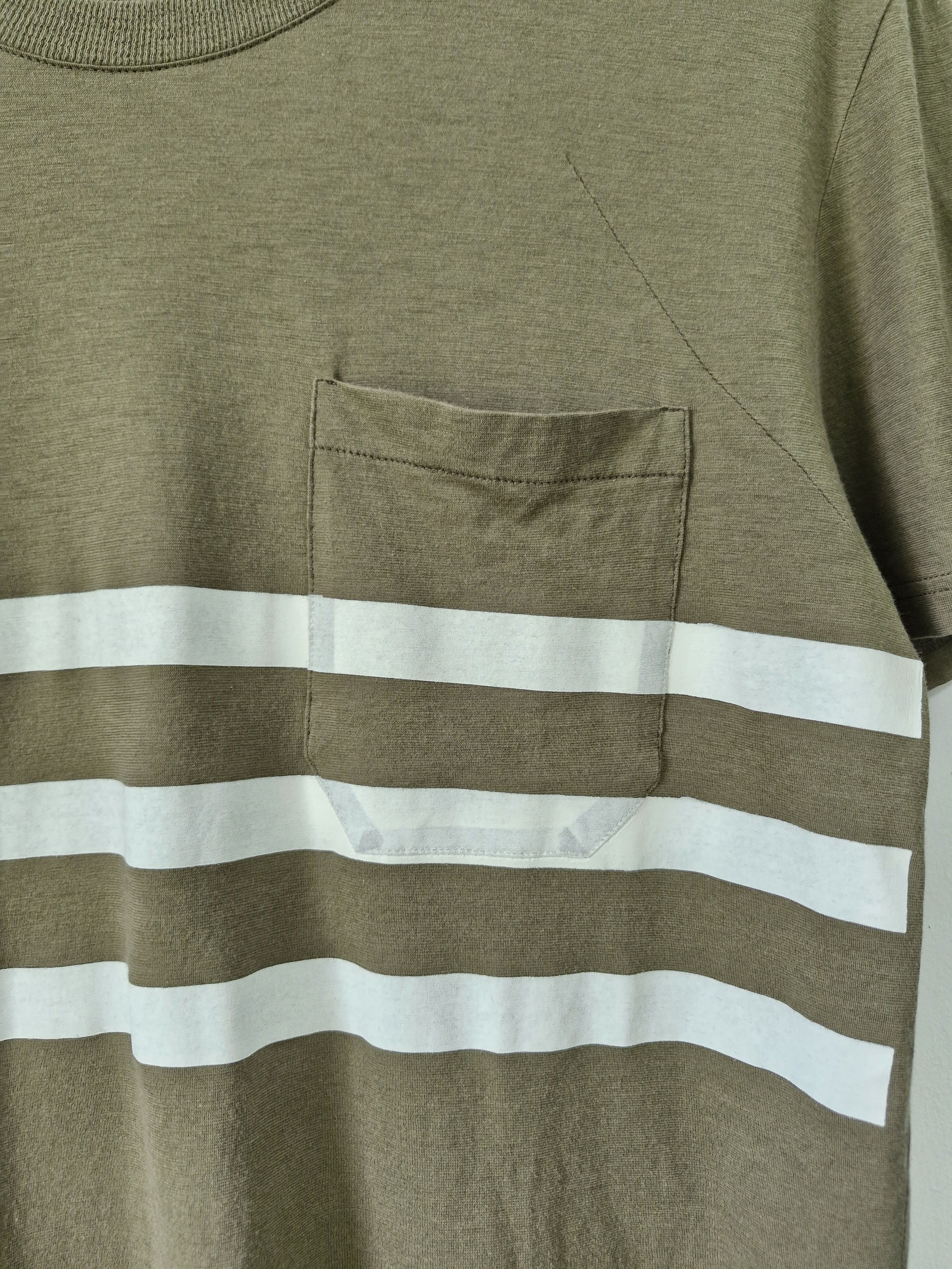 Dior SS06 Khaki Green Stripe T-shirt Size US S / EU 44-46 / 1 - 5 Thumbnail