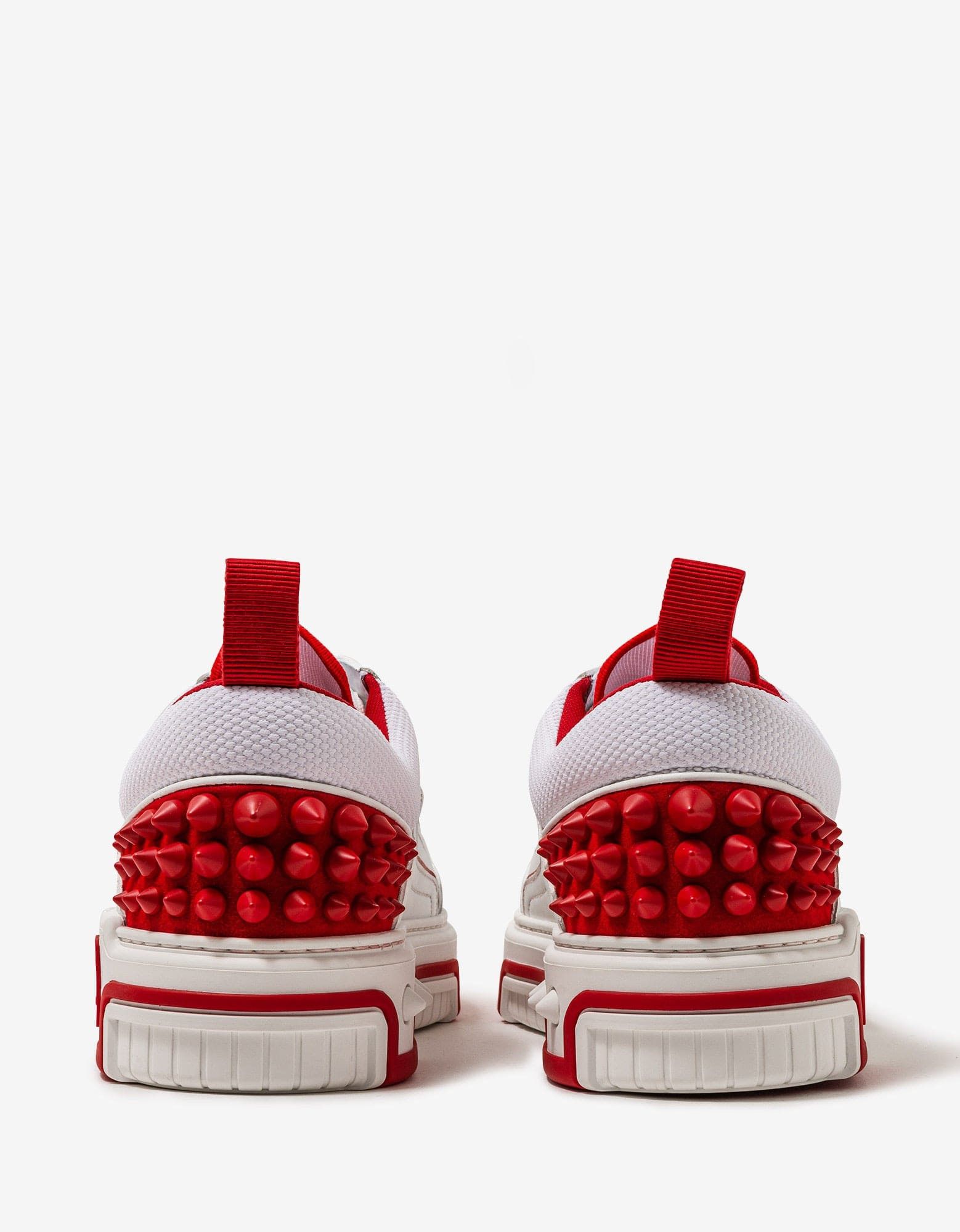 Christian Louboutin Christian Louboutin Astroloubi White & Red Trainers Size US 10.5 / EU 43-44 - 3 Thumbnail