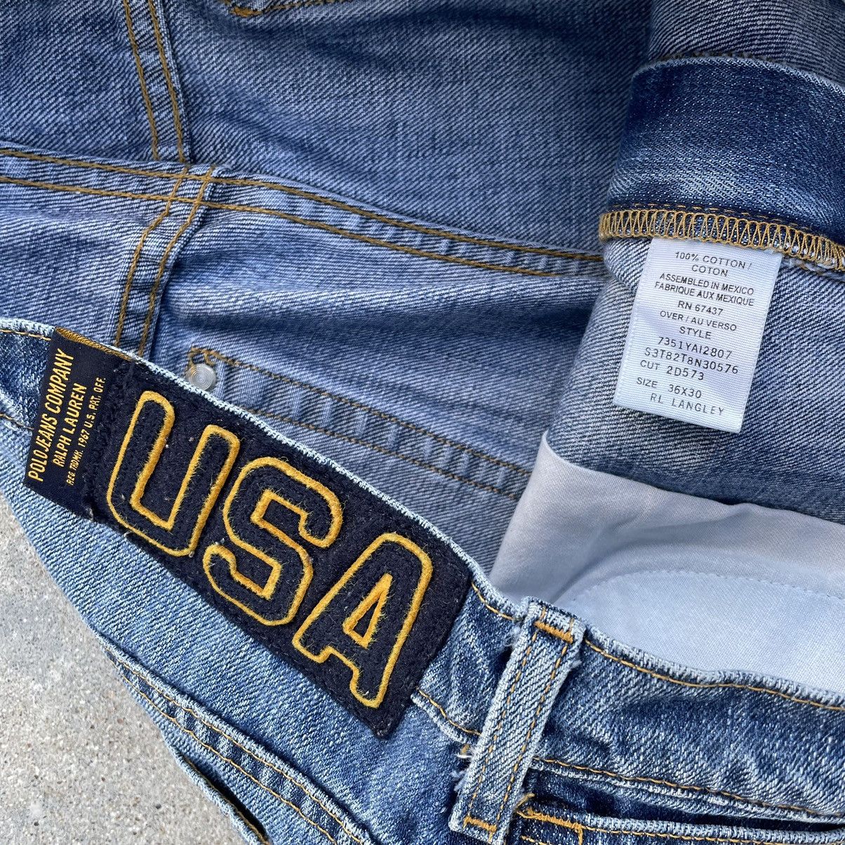 Japanese Brand × Vintage Crazy vintage Y2K baggy Polo Ralph Lauren punk skater jeans Size US 36 / EU 52 - 7 Thumbnail