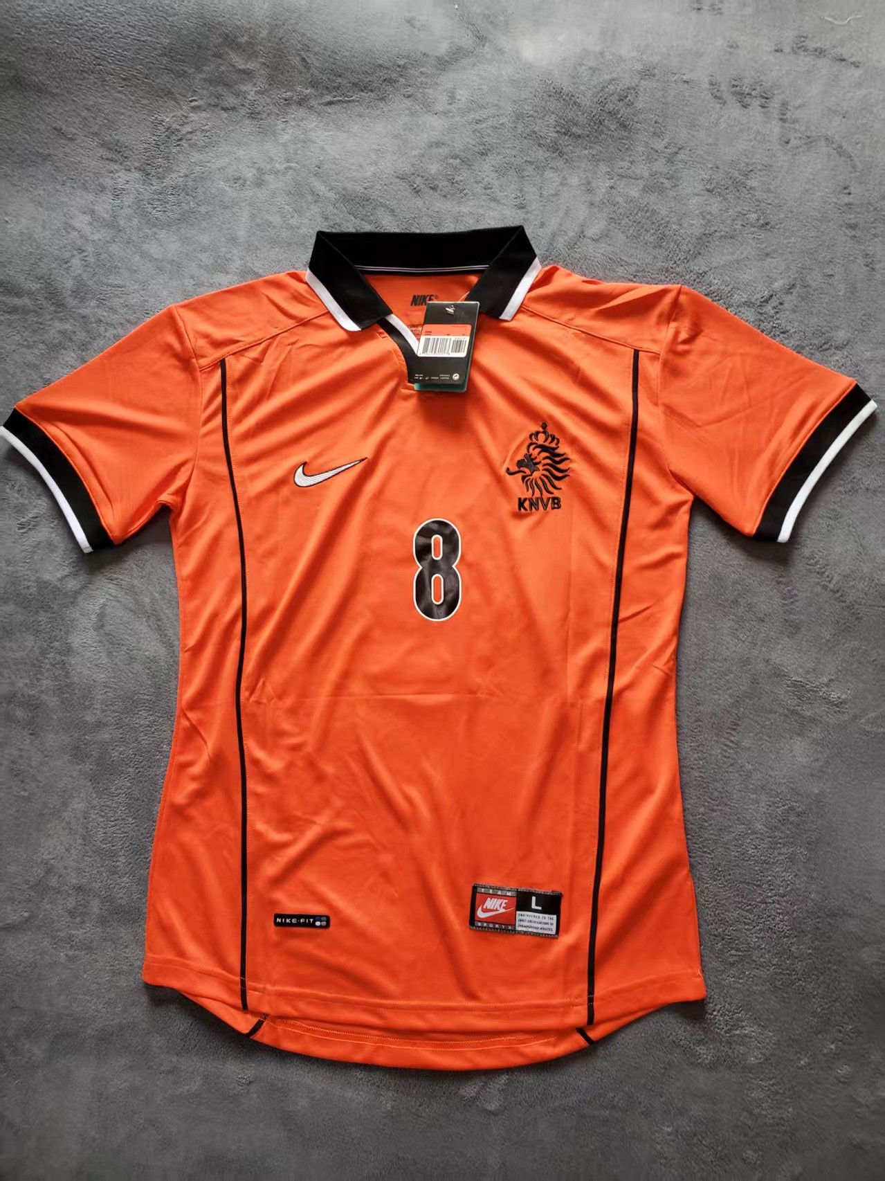 Other 1998 Netherlands 8 Bergkamp Jersey Size US XL / EU 56 / 4 - 2 Thumbnail