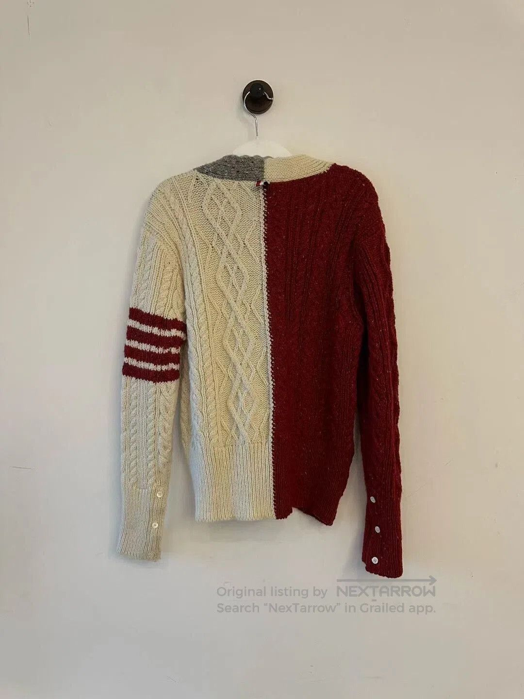 Thom Browne thom browne color-blocked wool cardigan. Size US S / EU 44-46 / 1 - 2 Thumbnail