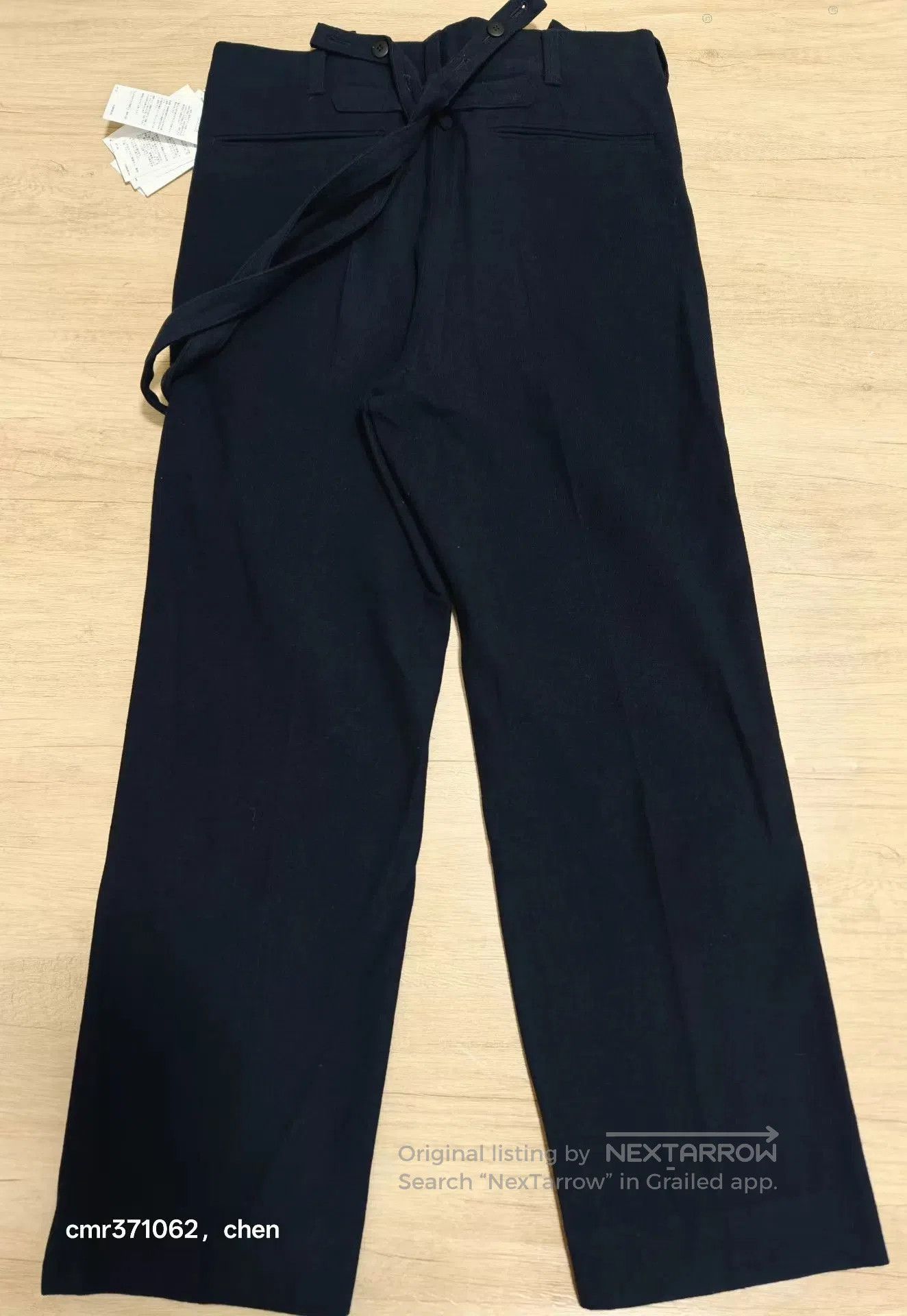 Visvim Blue Casual Pants with Belt, Size 32. Size US 32 / EU 48 - 6 Thumbnail