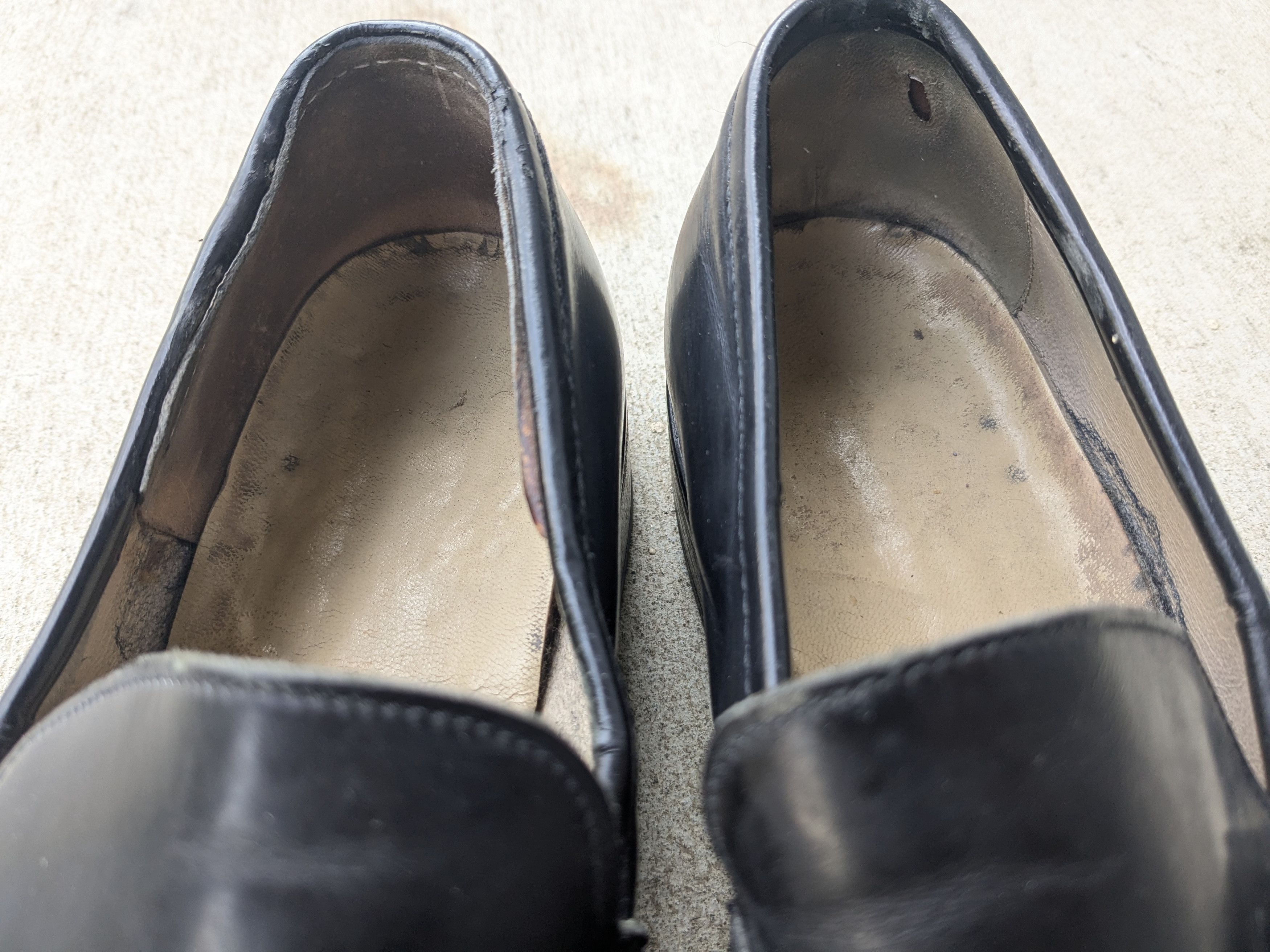 Gucci × Vintage Gucci Horsebit Loafers Black 9 D Leather Italy Slip On Size US 9 / EU 42 - 2 Thumbnail
