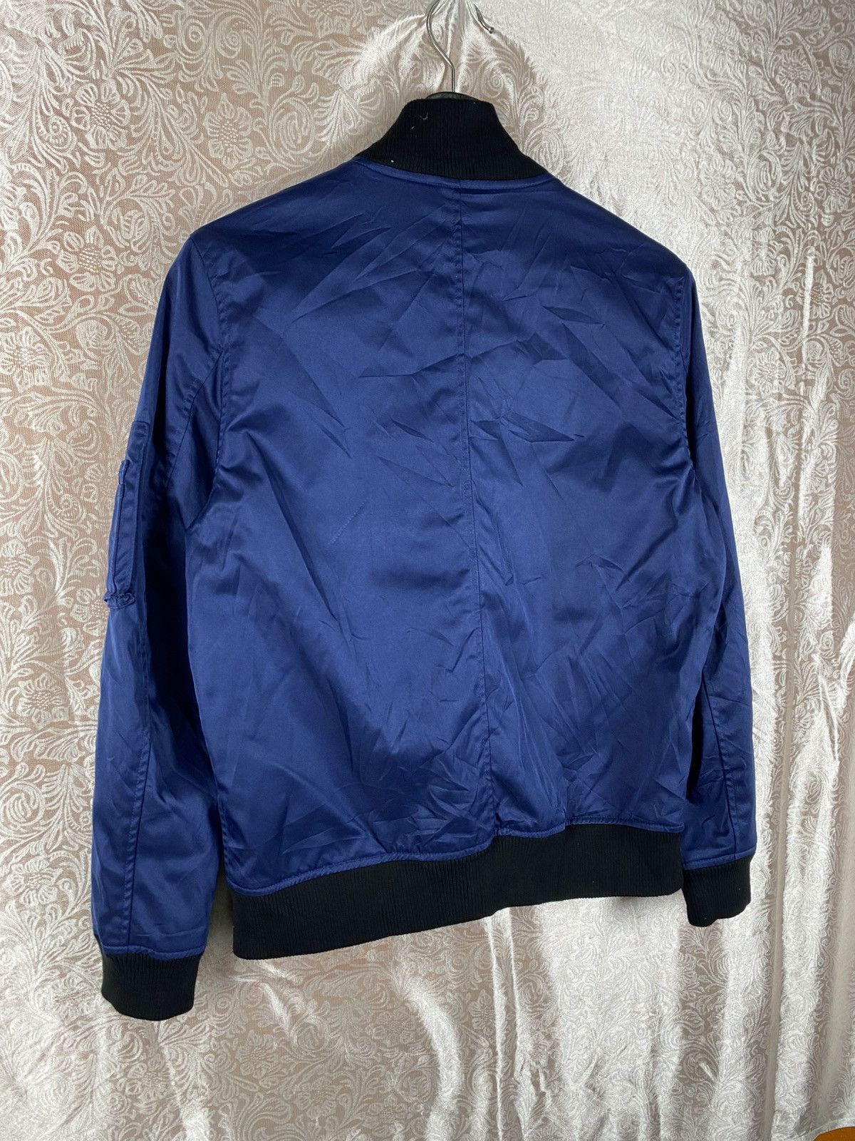 JACKROSE Jackrose Blue MA-1 Bomber Minimal Flight Jacket Size US M / EU 48-50 / 2 - 11 Thumbnail
