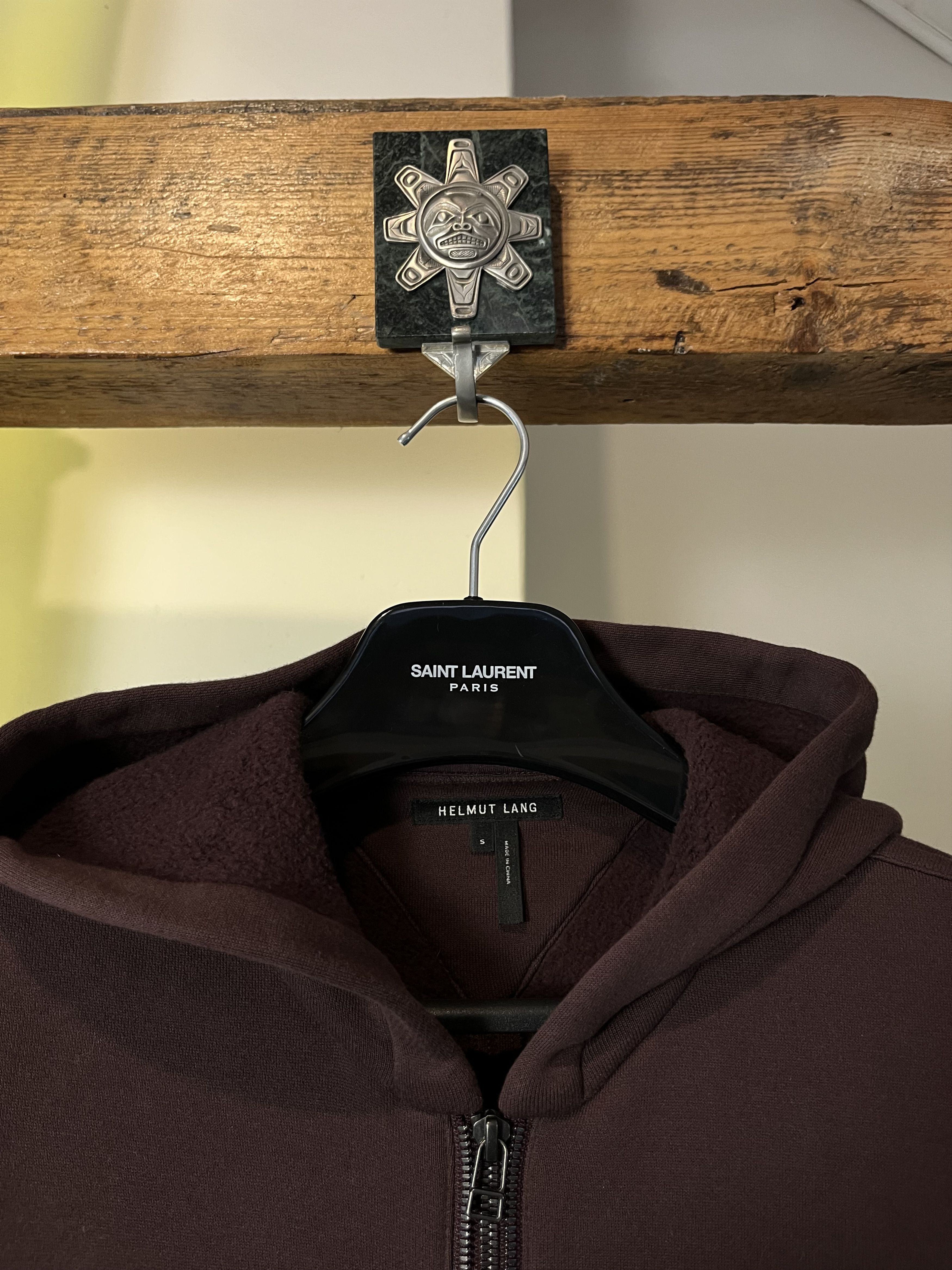 Helmut Lang Helmut Lang Double Two Way Zip Cotton Fleece Hoodie Size US S / EU 44-46 / 1 - 4 Thumbnail