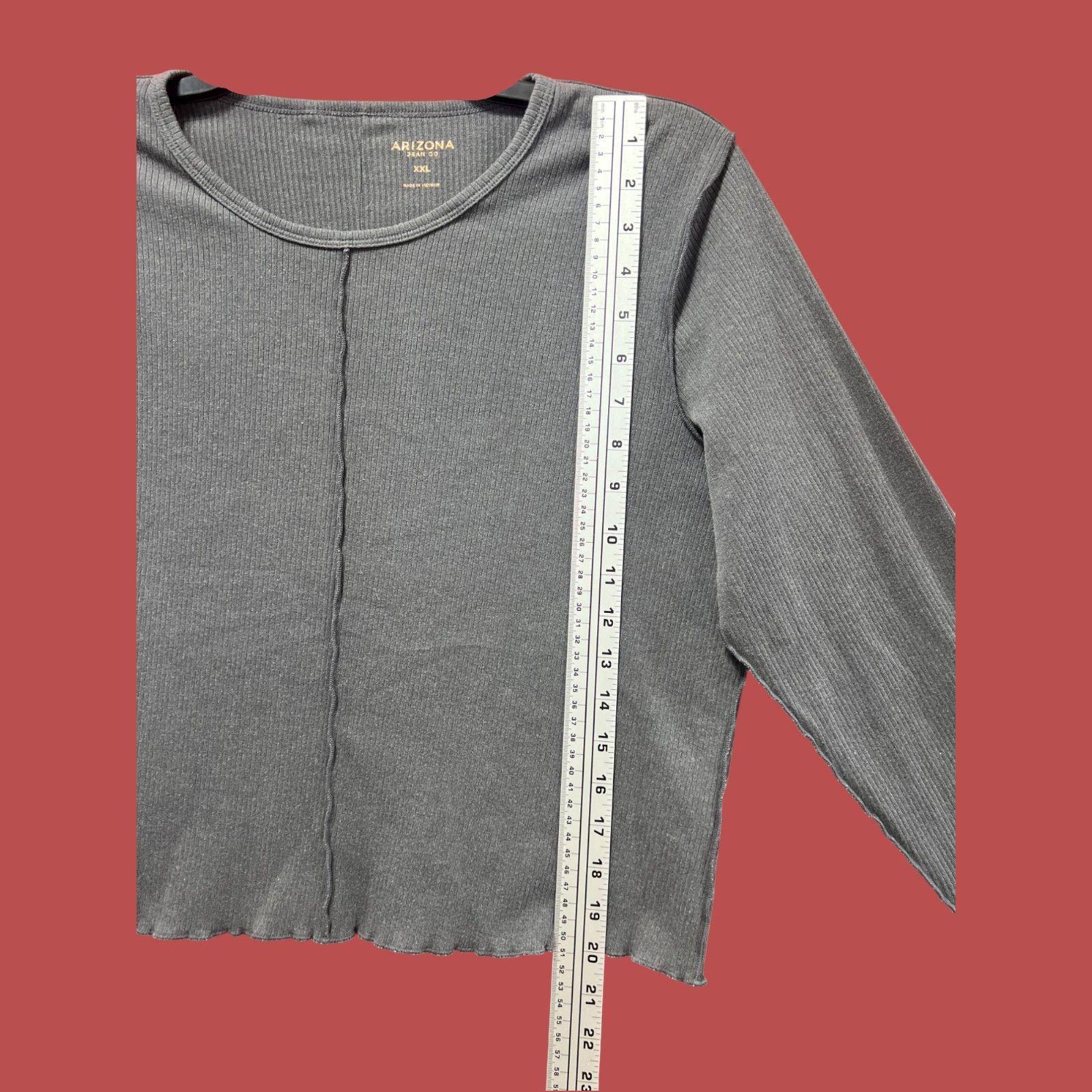 Arizona Jean Co. Arizona - Women's Long Sleeve Round Neck Pullover T-Shirt - Size XXL / US 16-18 / IT 52-54 - 6 Thumbnail
