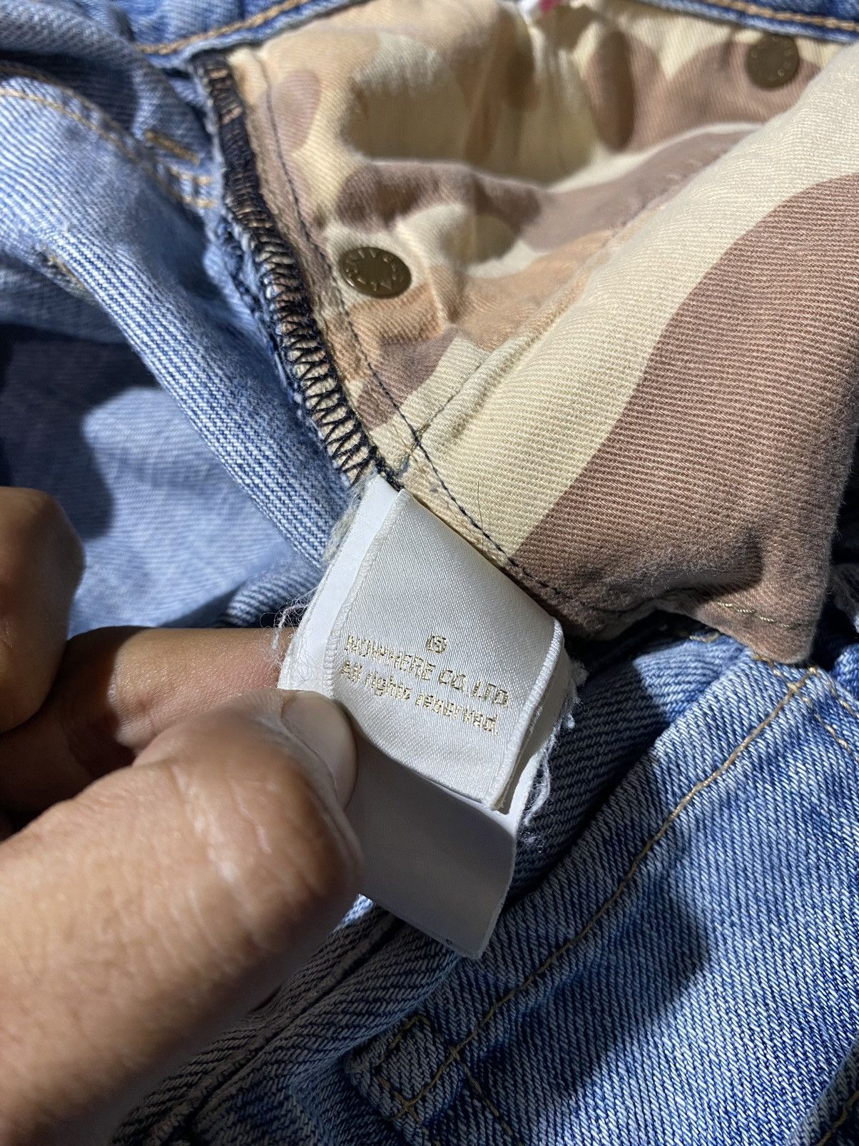 Bape Bape Damage Denim Size 32" / US 10 / IT 46 - 14 Thumbnail