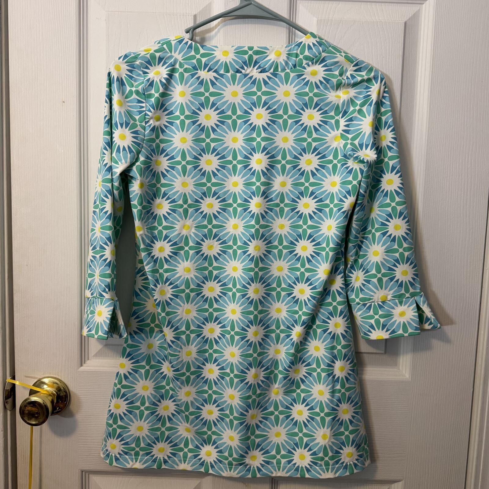 Other Katherine Way XS Floral Daisy Print Tunic Top Size XS / US 0-2 / IT 36-38 - 3 Thumbnail