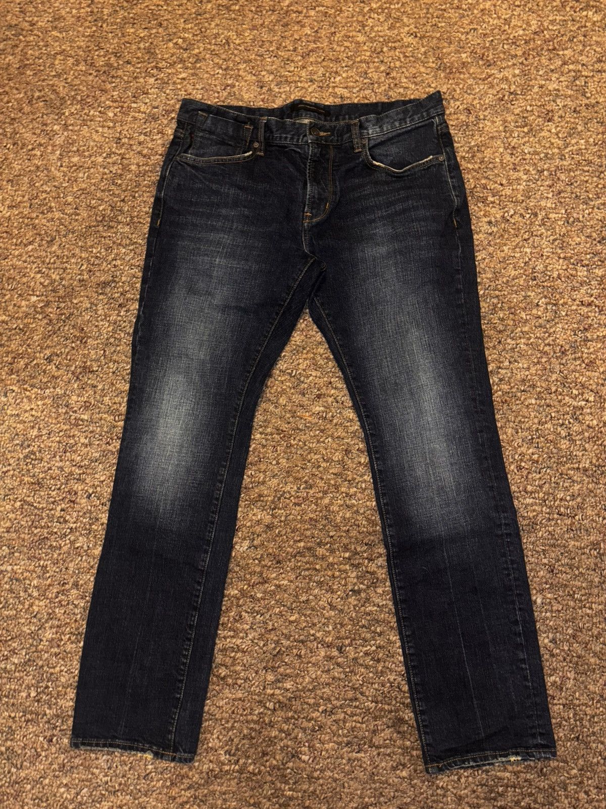 John Varvatos John Varvatos Bowery Slim Straight Jeans Size US 34 / EU 50 - 2 Thumbnail